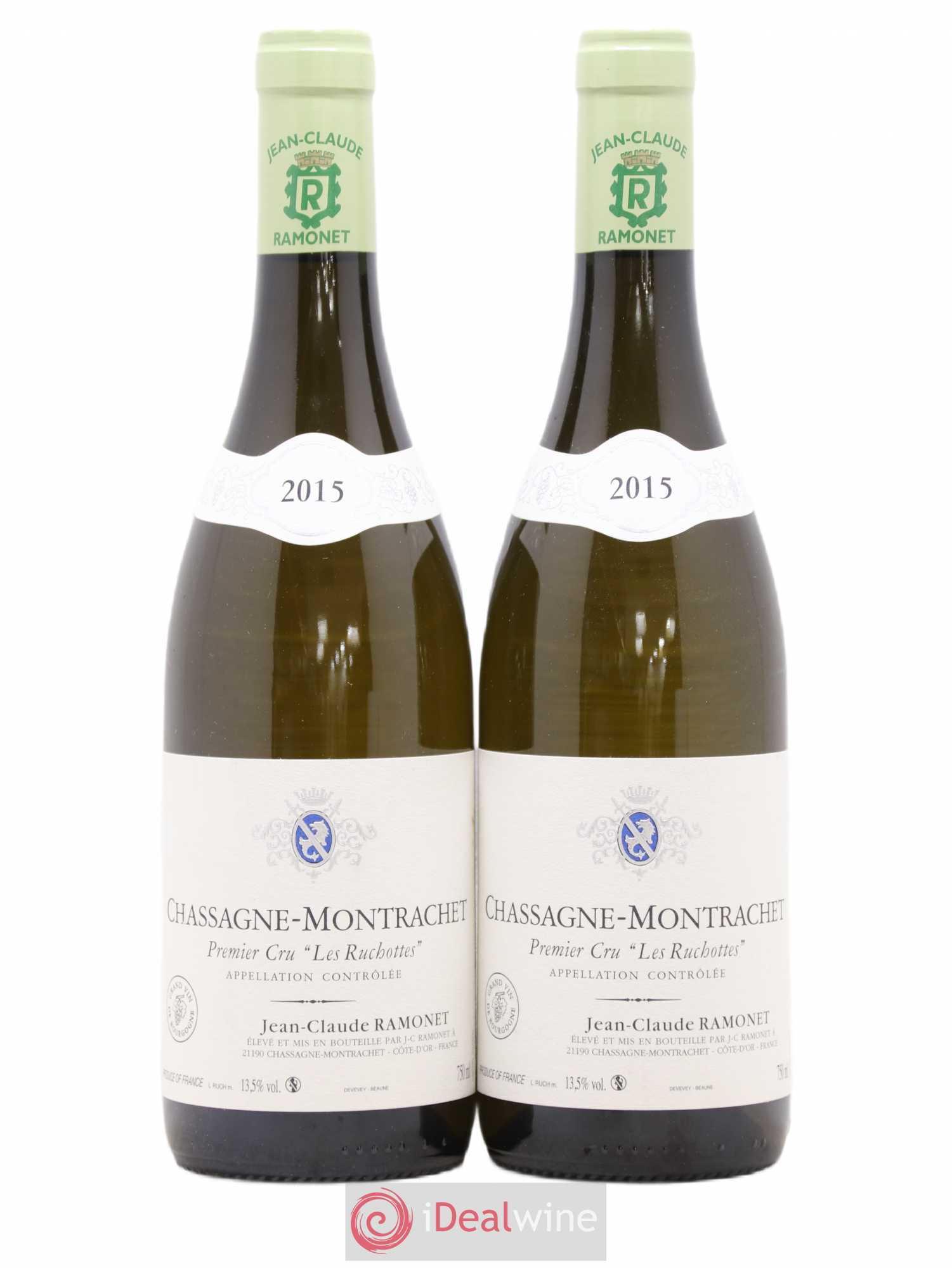 Chassagne-Montrachet 1er Cru Les Ruchottes Ramonet (Domaine) 2015 - Lot de 2 bouteilles - 0