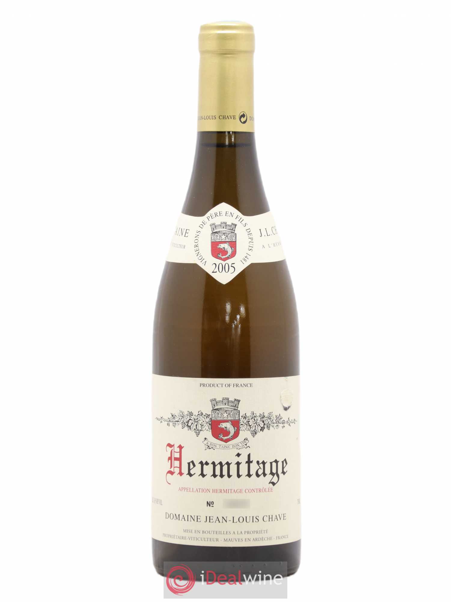 Hermitage Jean-Louis Chave 2005 - Lot de 1 bouteille - 0
