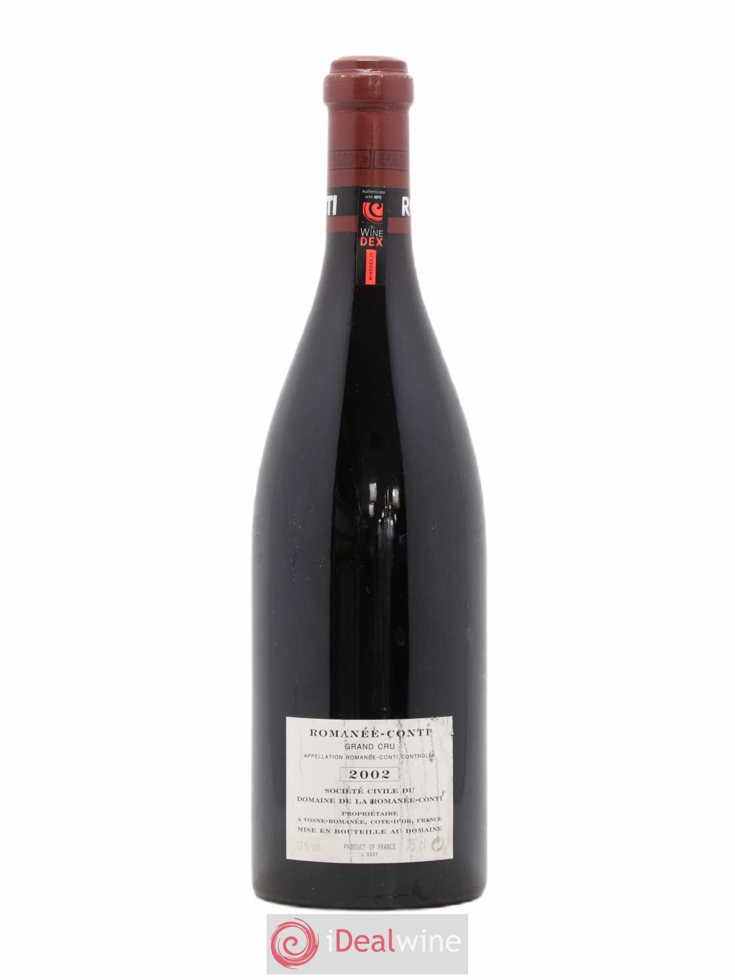 Romanée-Conti Grand Cru Domaine de la Romanée-Conti 2002 - Lot de 1 bouteille - 1