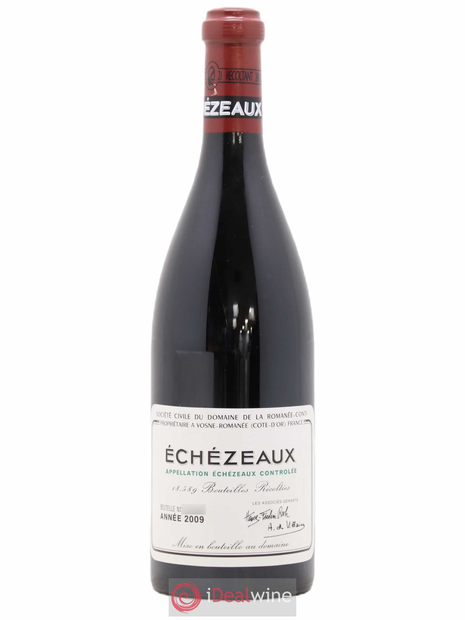 Echezeaux Grand Cru Domaine de la Romanée-Conti 2009 - Lot de 1 bouteille - 0