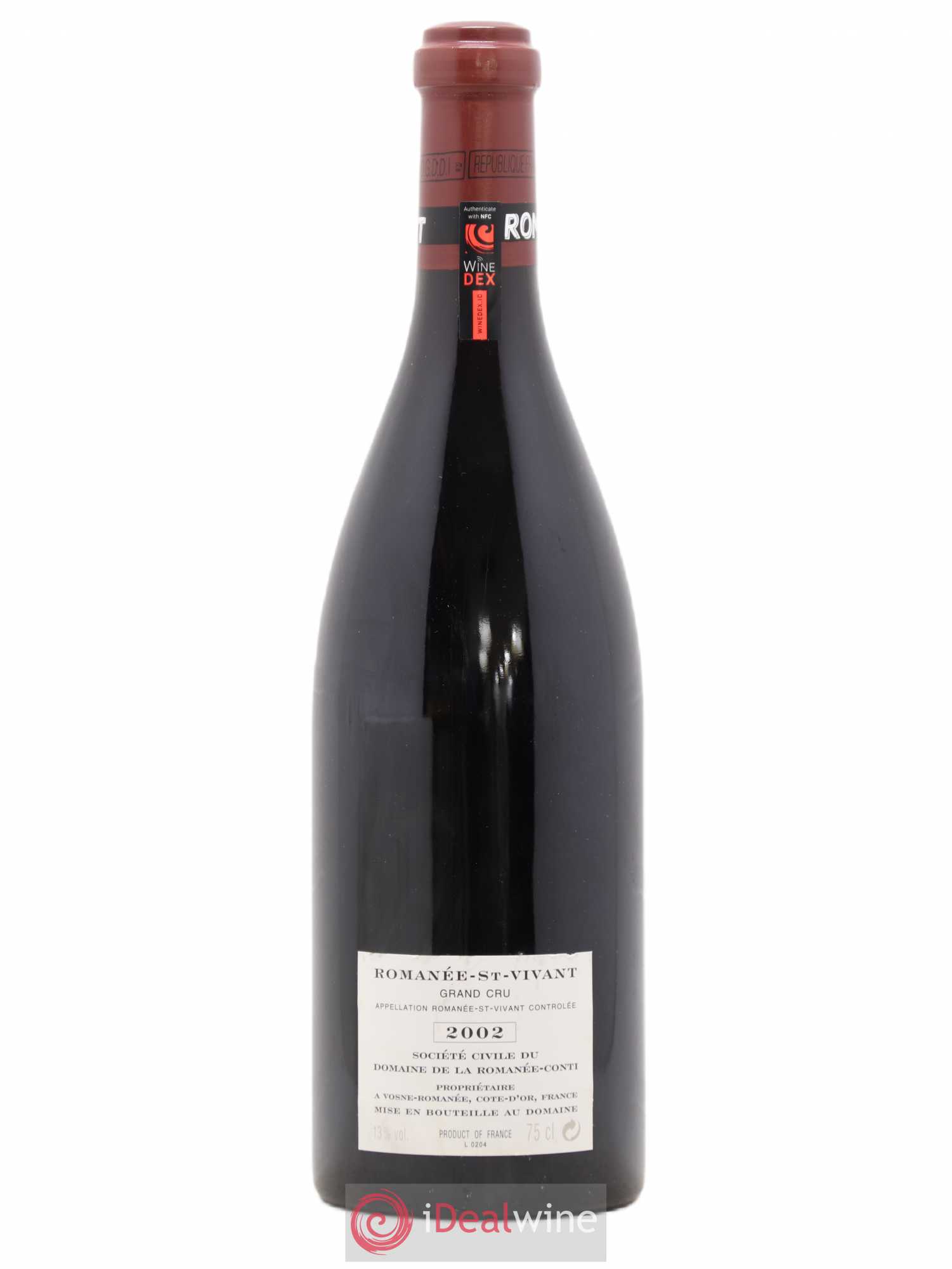 Romanée-Saint-Vivant Grand Cru Domaine de la Romanée-Conti 2002 - Lot de 1 bouteille - 1
