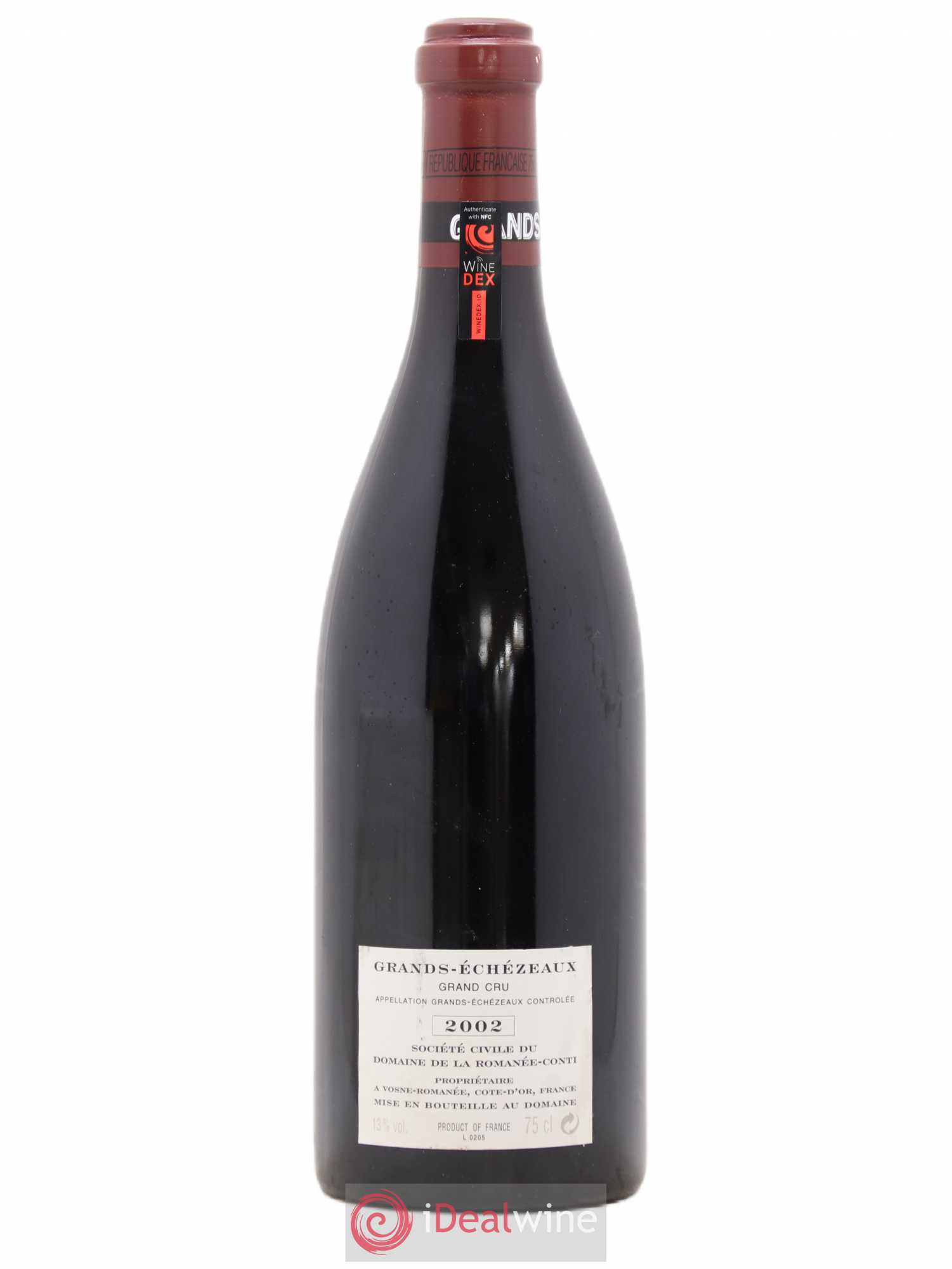 Grands-Echezeaux Grand Cru Domaine de la Romanée-Conti 2002 - Lot de 1 bouteille - 1