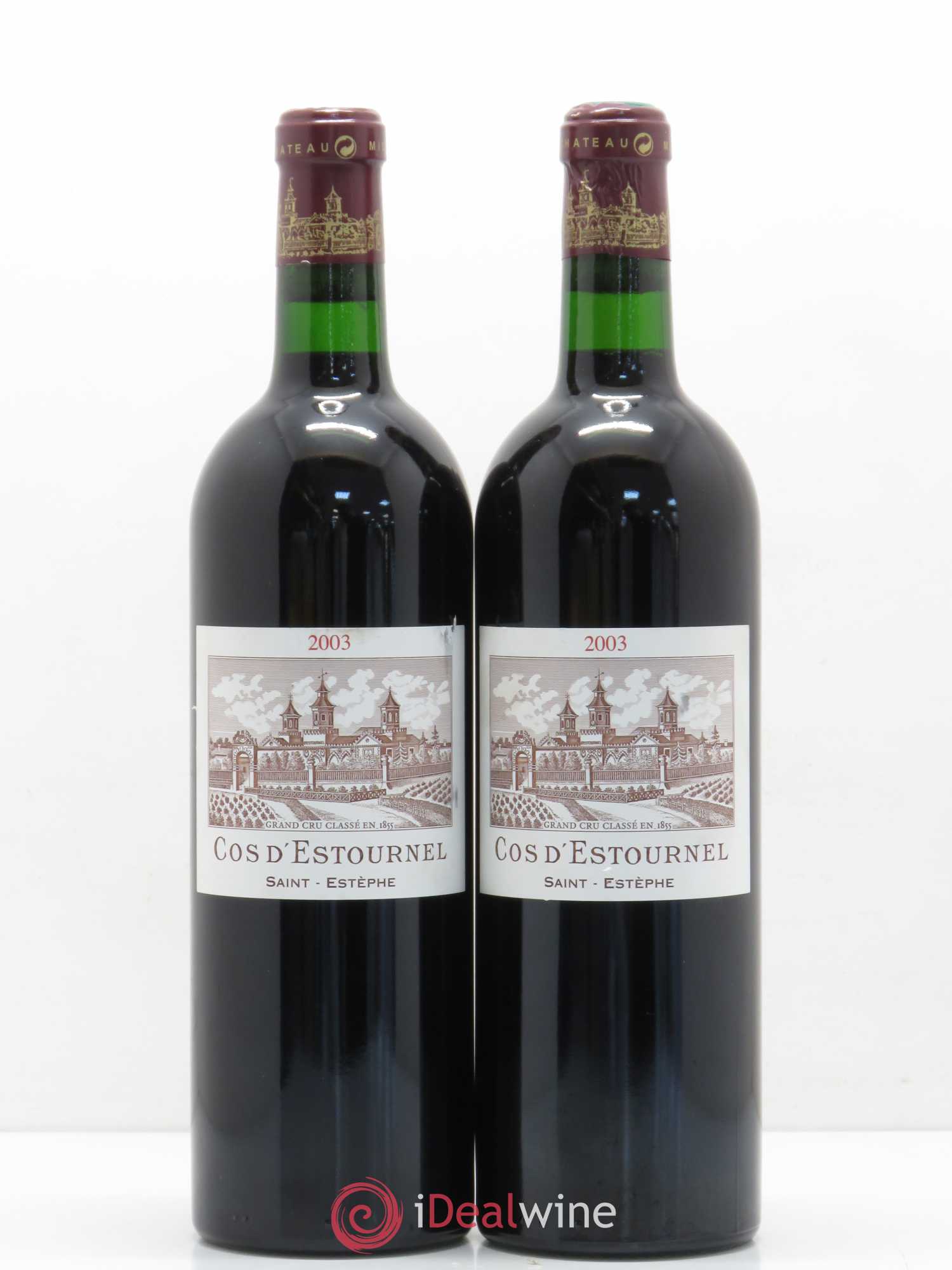 Cos d'Estournel 2ème Grand Cru Classé 2003 - Lot de 2 bouteilles - 0