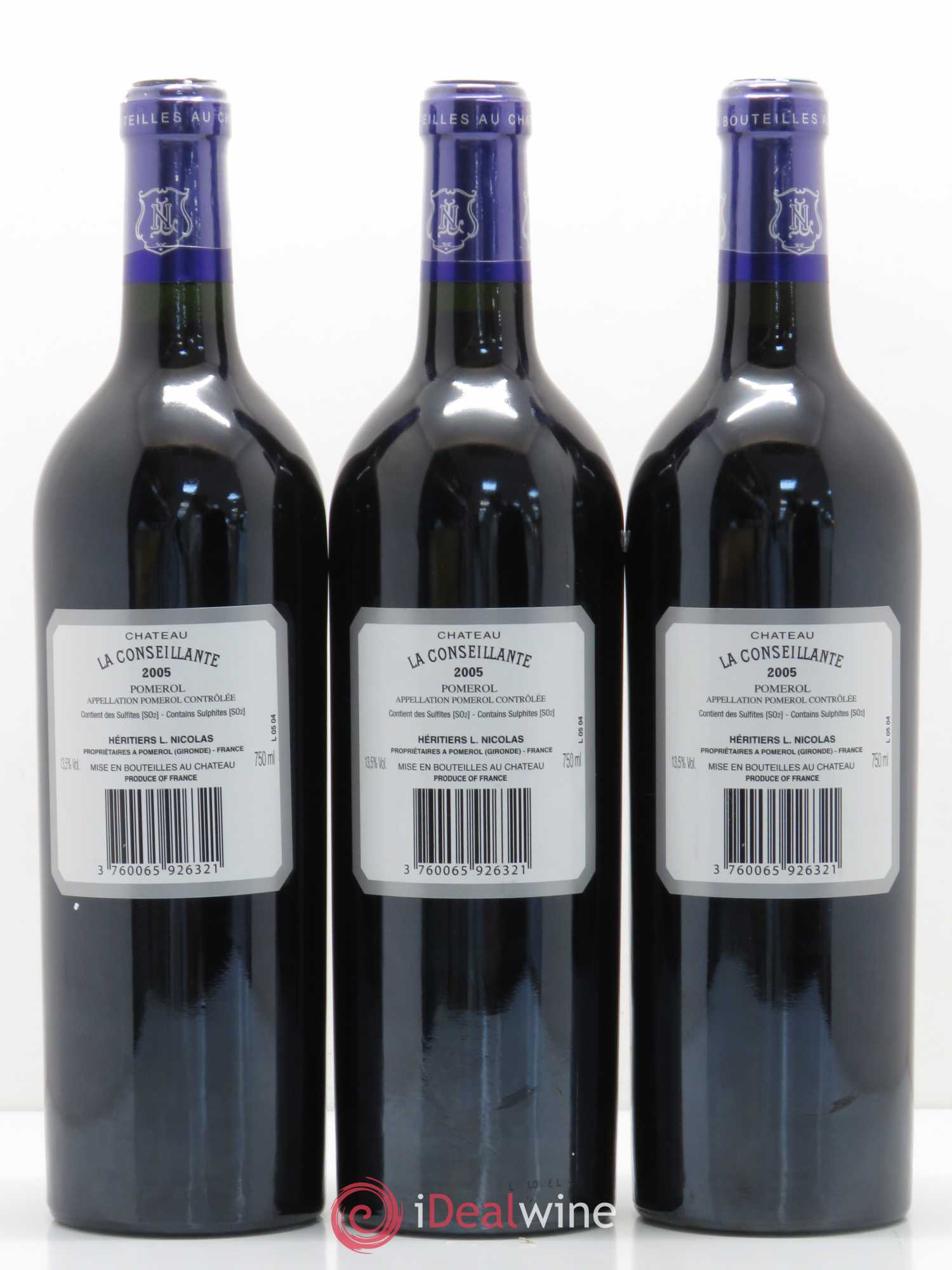 Château la Conseillante 2005 - Lot de 6 bouteilles - 2
