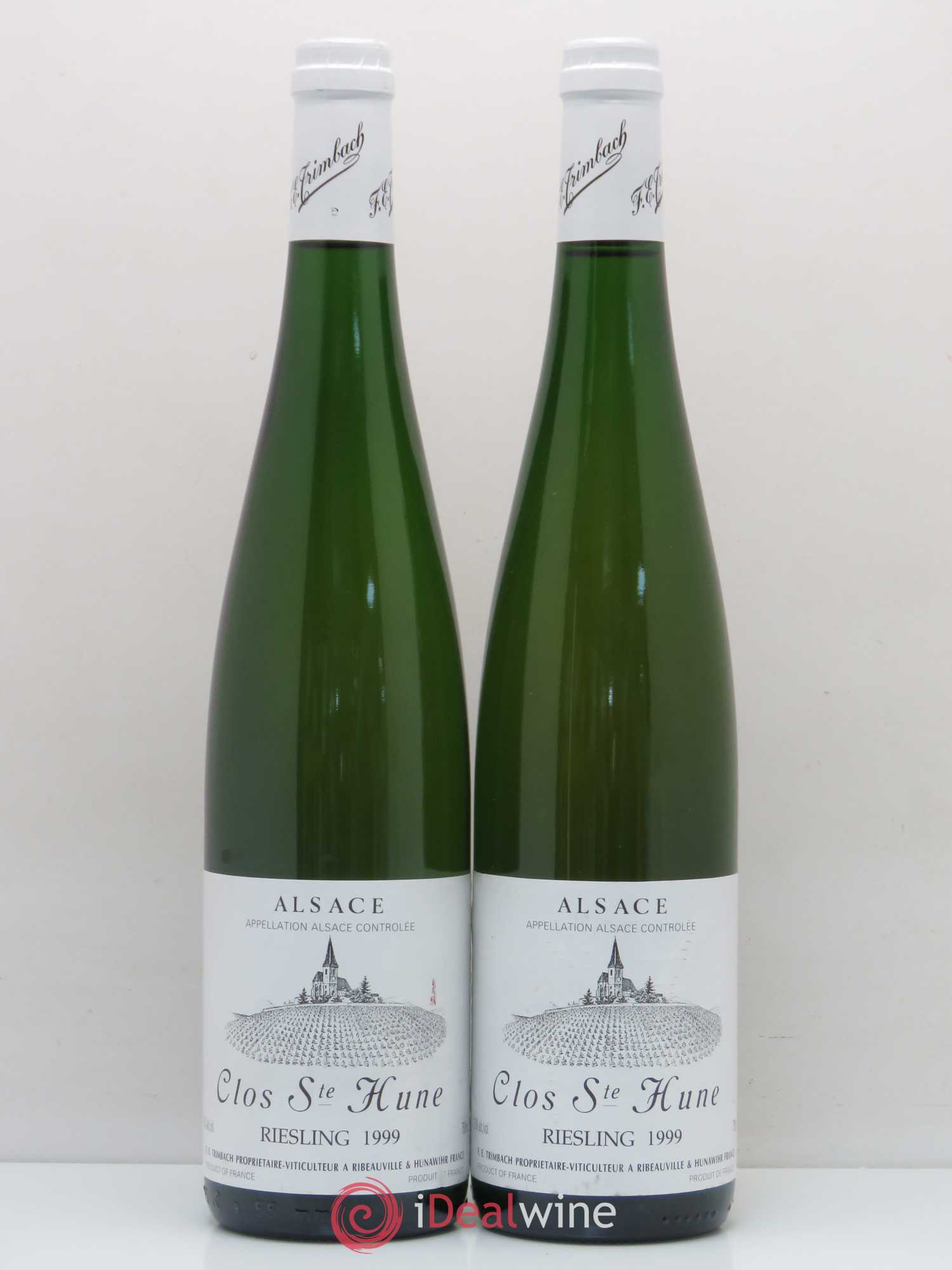 Alsace Riesling Clos Sainte-Hune Trimbach (Domaine) 1999 - Lot de 2 bouteilles - 0