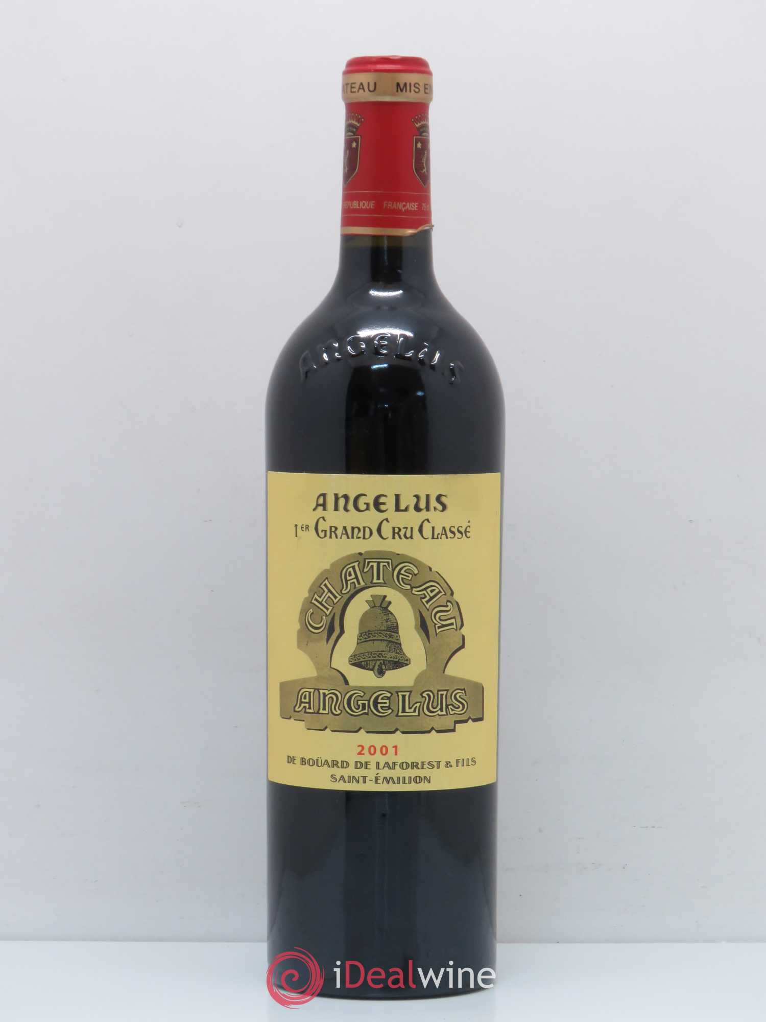Château Angélus 1er Grand Cru Classé A 2001 - Lot de 1 bouteille - 0