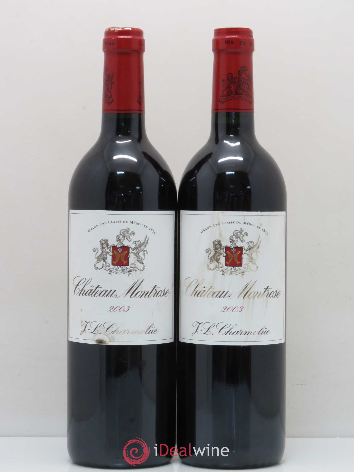 Château Montrose 2ème Grand Cru Classé 2003 - Lot de 2 bouteilles - 0