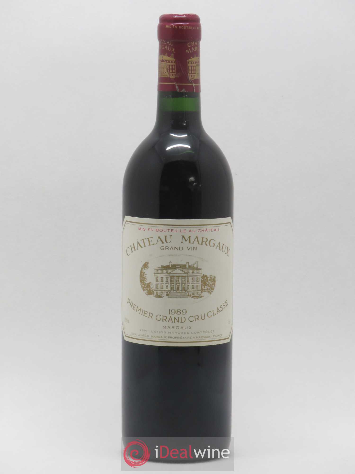 Château Margaux 1er Grand Cru Classé 1989 - Lot de 1 bouteille - 0