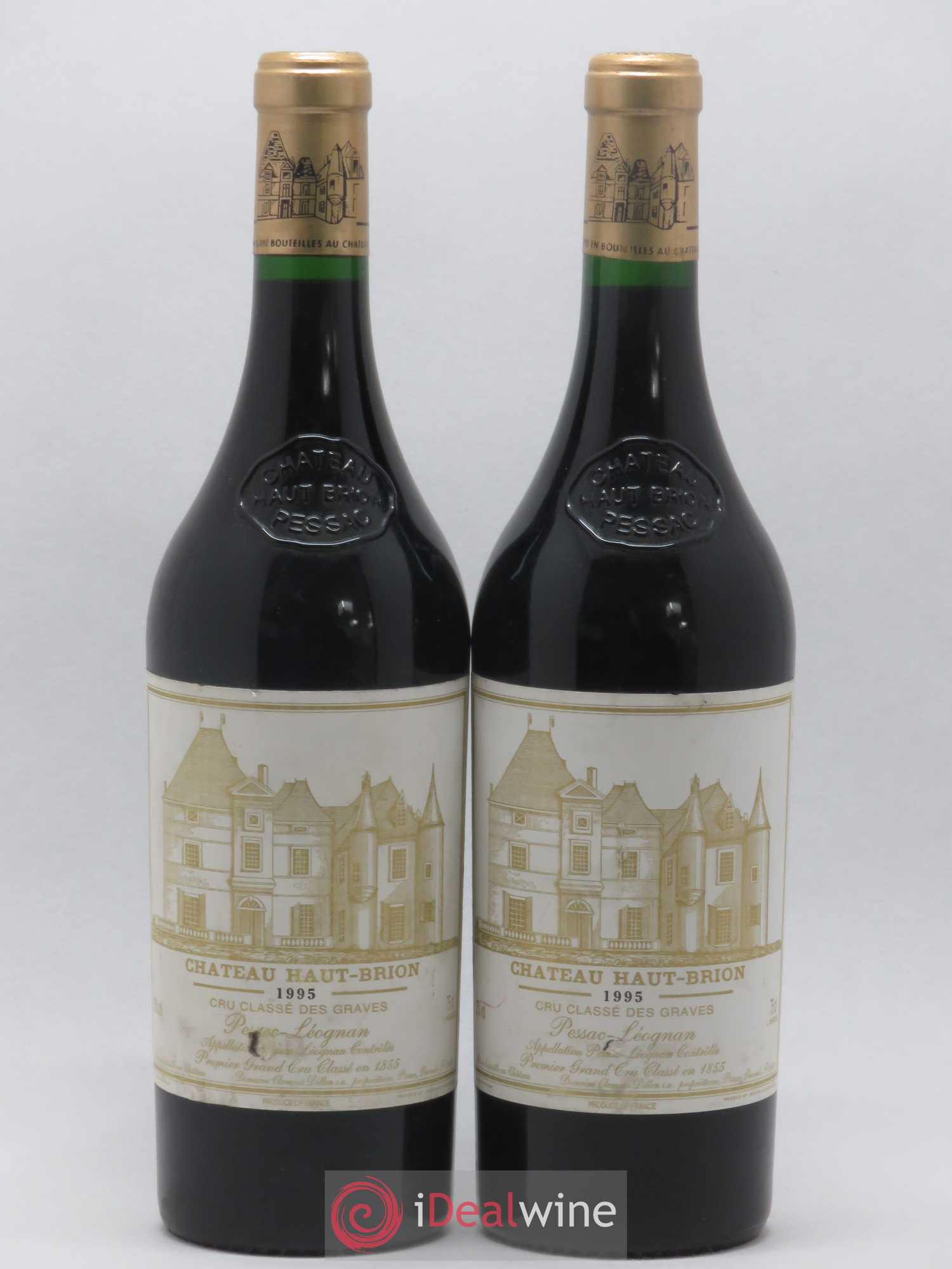 Château Haut Brion 1er Grand Cru Classé 1995 - Lot de 2 bouteilles - 0