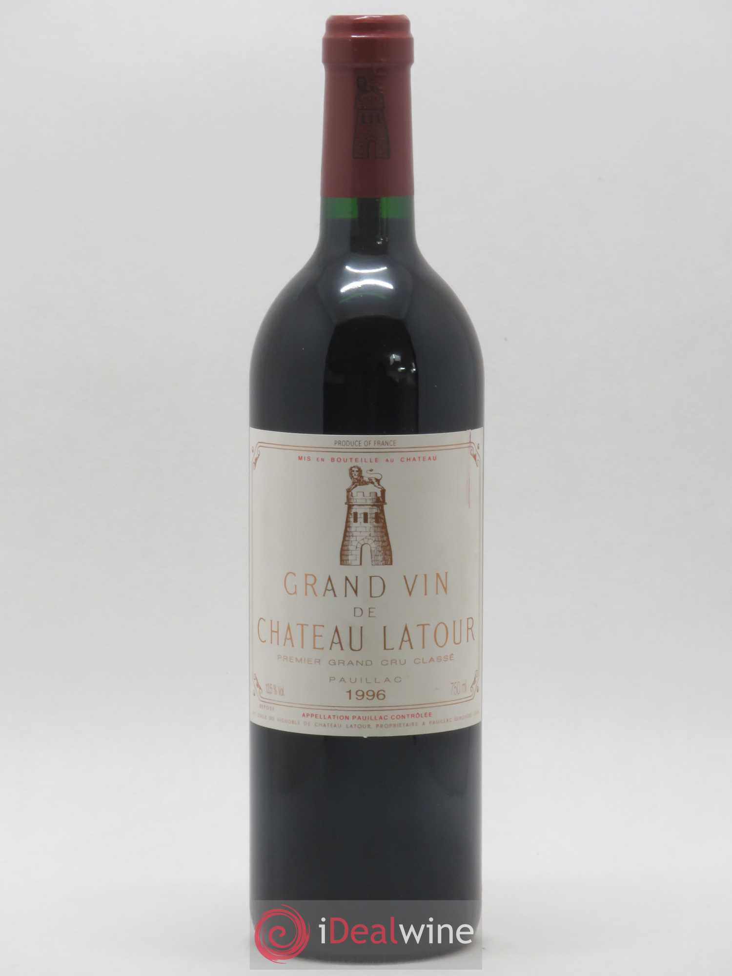 Château Latour 1er Grand Cru Classé 1996 - Lot de 1 bouteille - 0