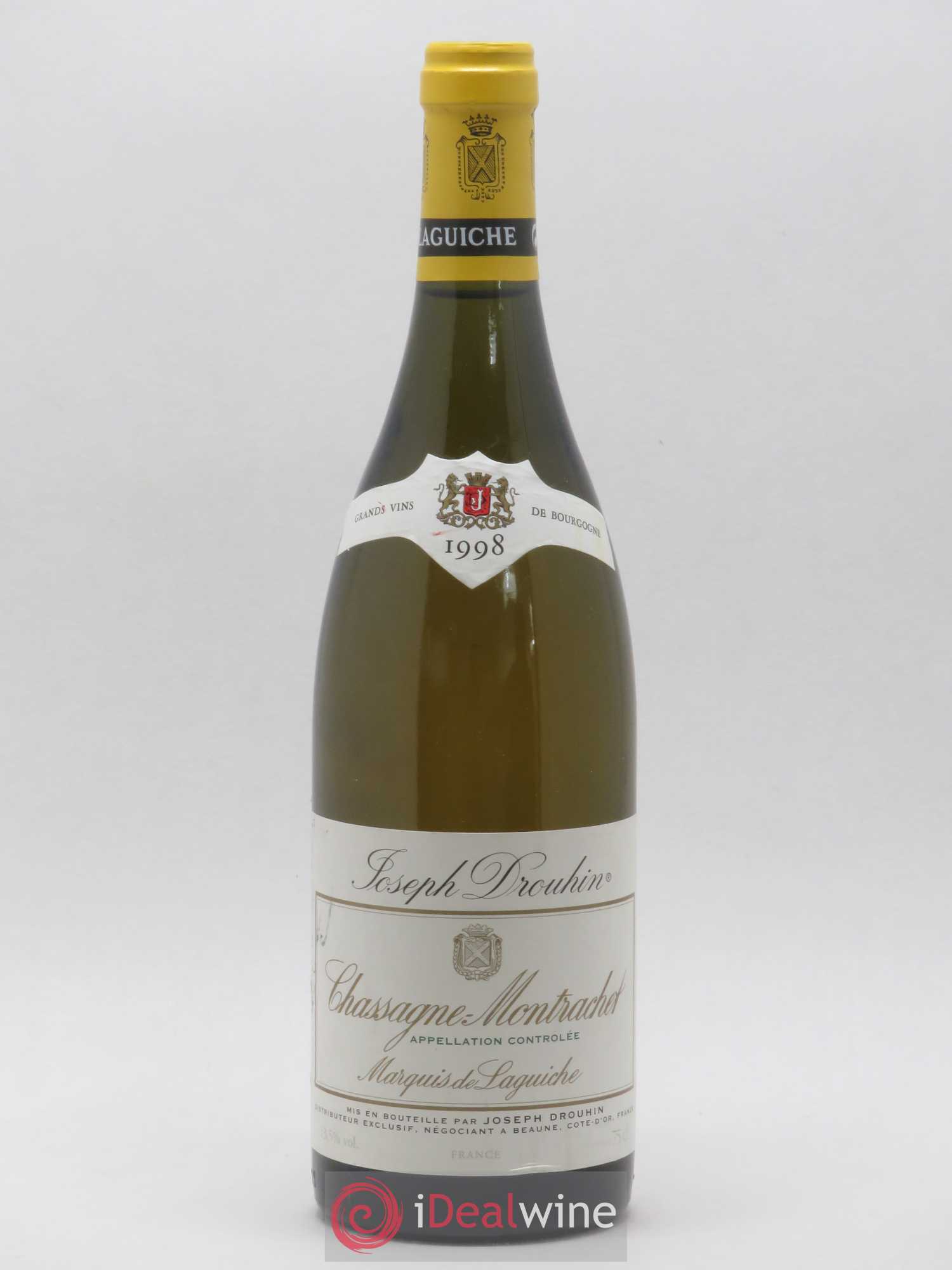 Chassagne-Montrachet Marquis de Laguiche Joseph Drouhin 1998 - Lot de 1 bouteille - 0