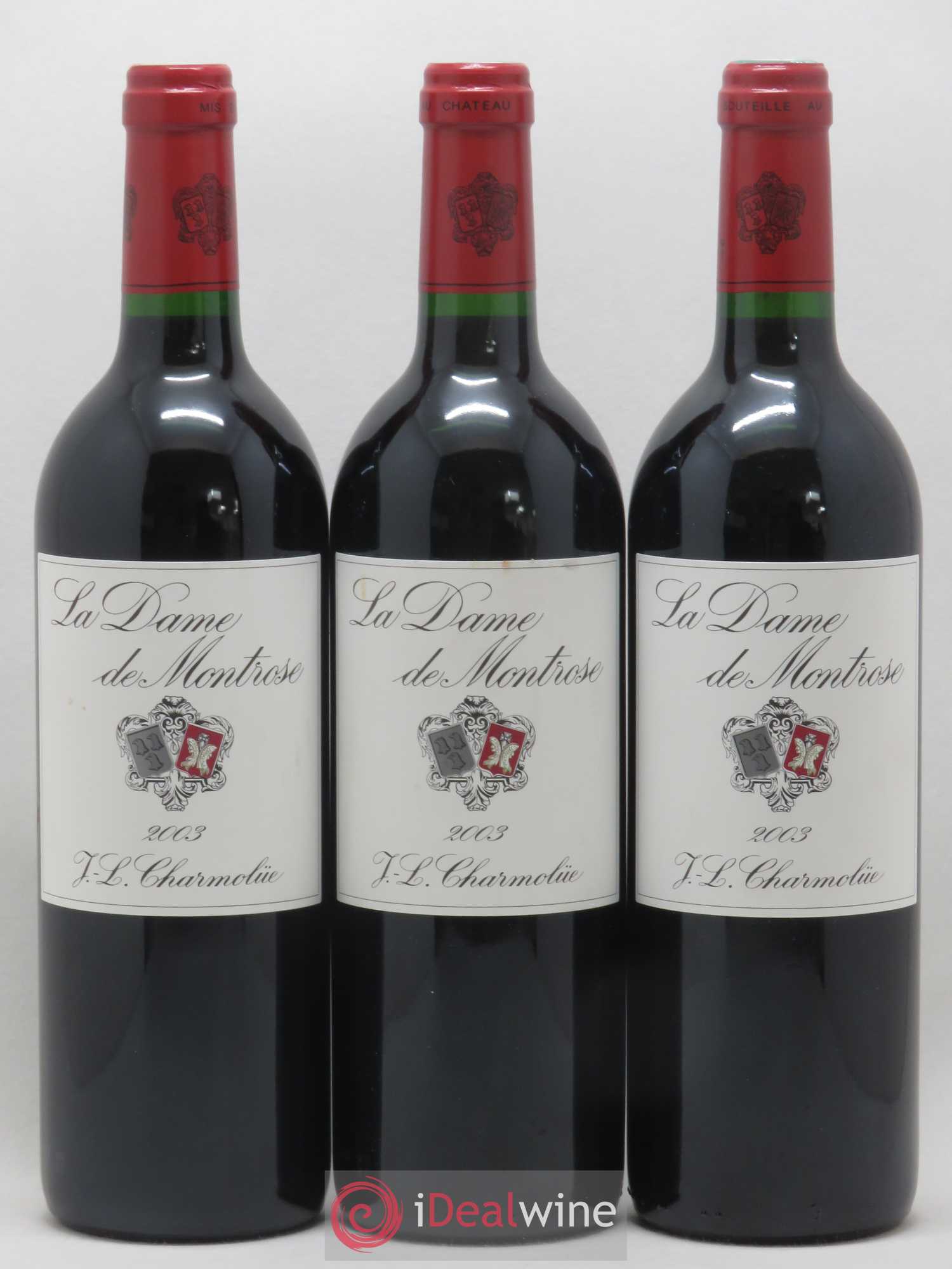 La Dame de Montrose Second Vin 2003 - Lot de 3 bouteilles - 0