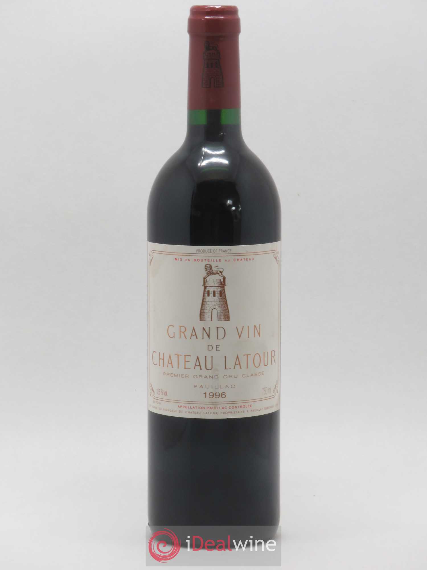 Château Latour 1er Grand Cru Classé 1996 - Lot de 1 bouteille - 0