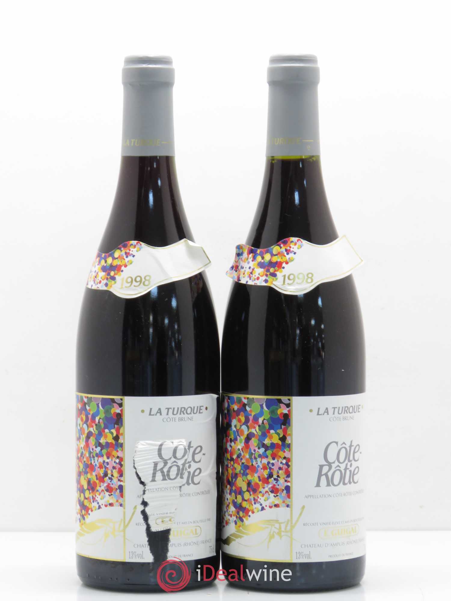 Côte-Rôtie La Turque Guigal 1998 - Lot de 2 bouteilles - 0