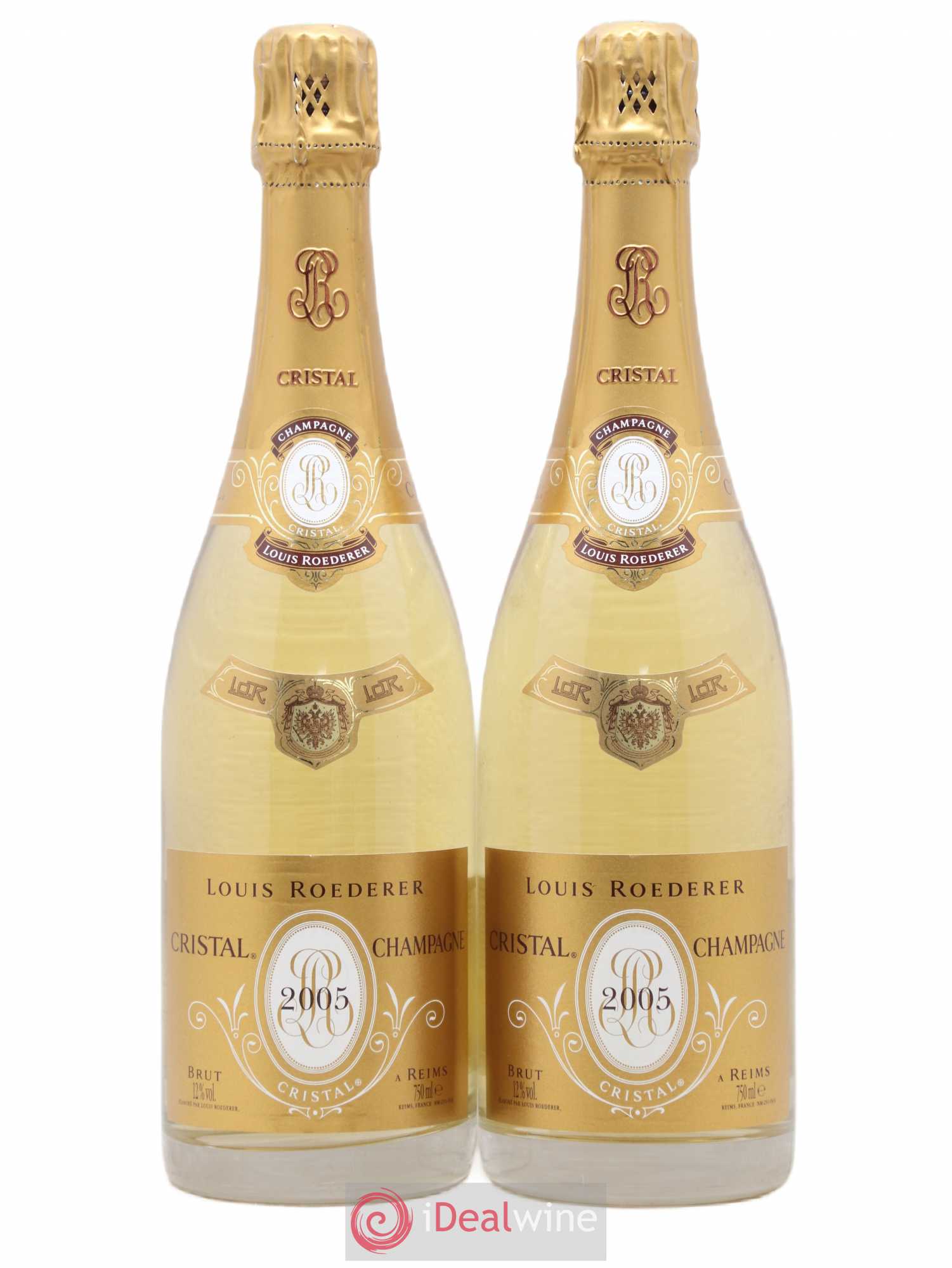 Cristal Louis Roederer 2005 - Lot de 2 bouteilles - 0