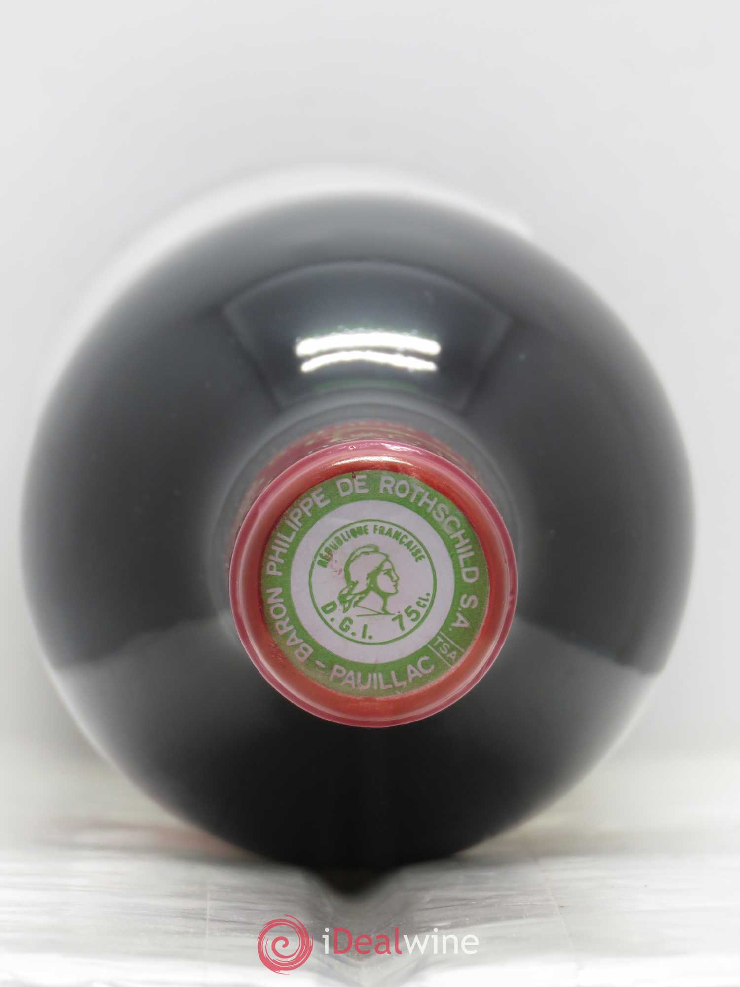Château Mouton Rothschild 1er Grand Cru Classé 1989 - Lot de 1 bouteille - 2