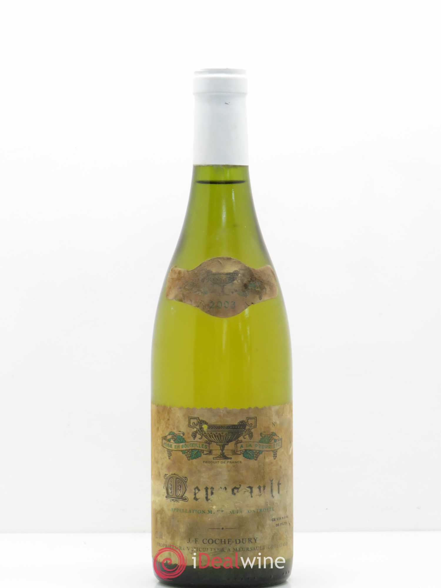 Meursault Coche Dury (Domaine) 2003 - Lot de 1 bouteille - 0