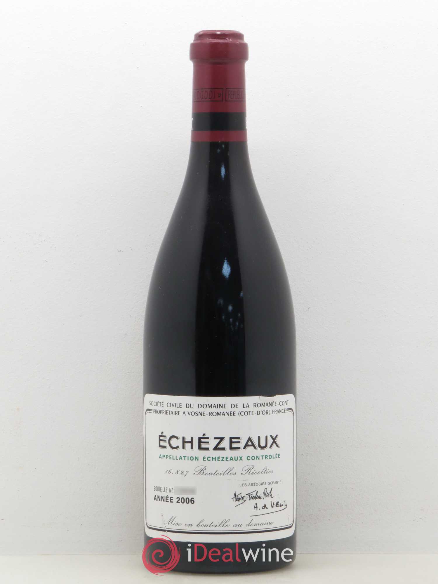 Echezeaux Grand Cru Domaine de la Romanée-Conti 2006 - Lot de 1 bouteille - 0