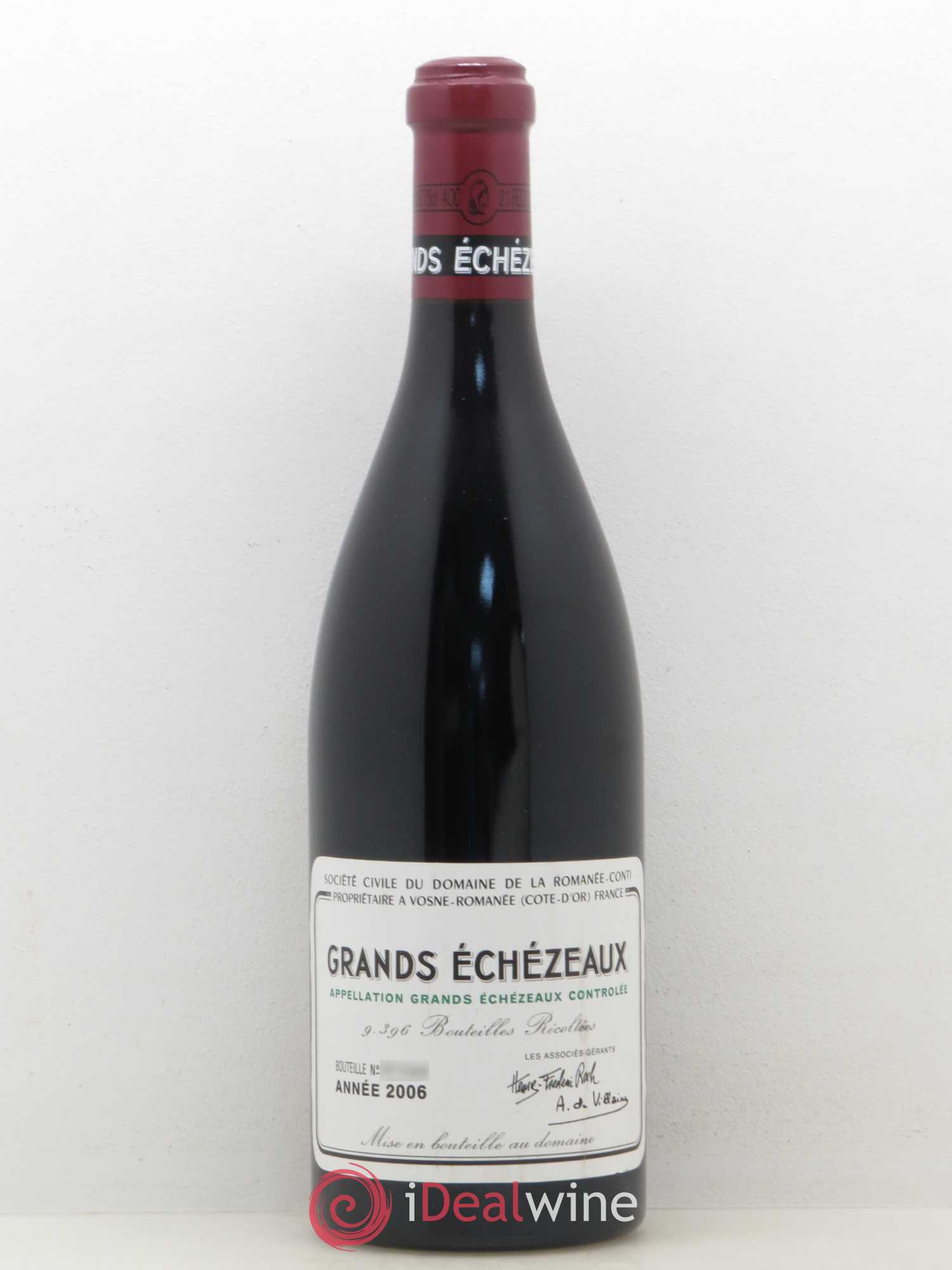 Grands-Echezeaux Grand Cru Domaine de la Romanée-Conti 2006 - Lot de 1 bouteille - 0