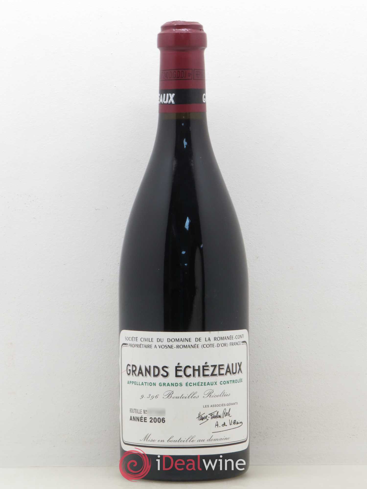 Grands-Echezeaux Grand Cru Domaine de la Romanée-Conti 2006 - Lot de 1 bouteille - 0