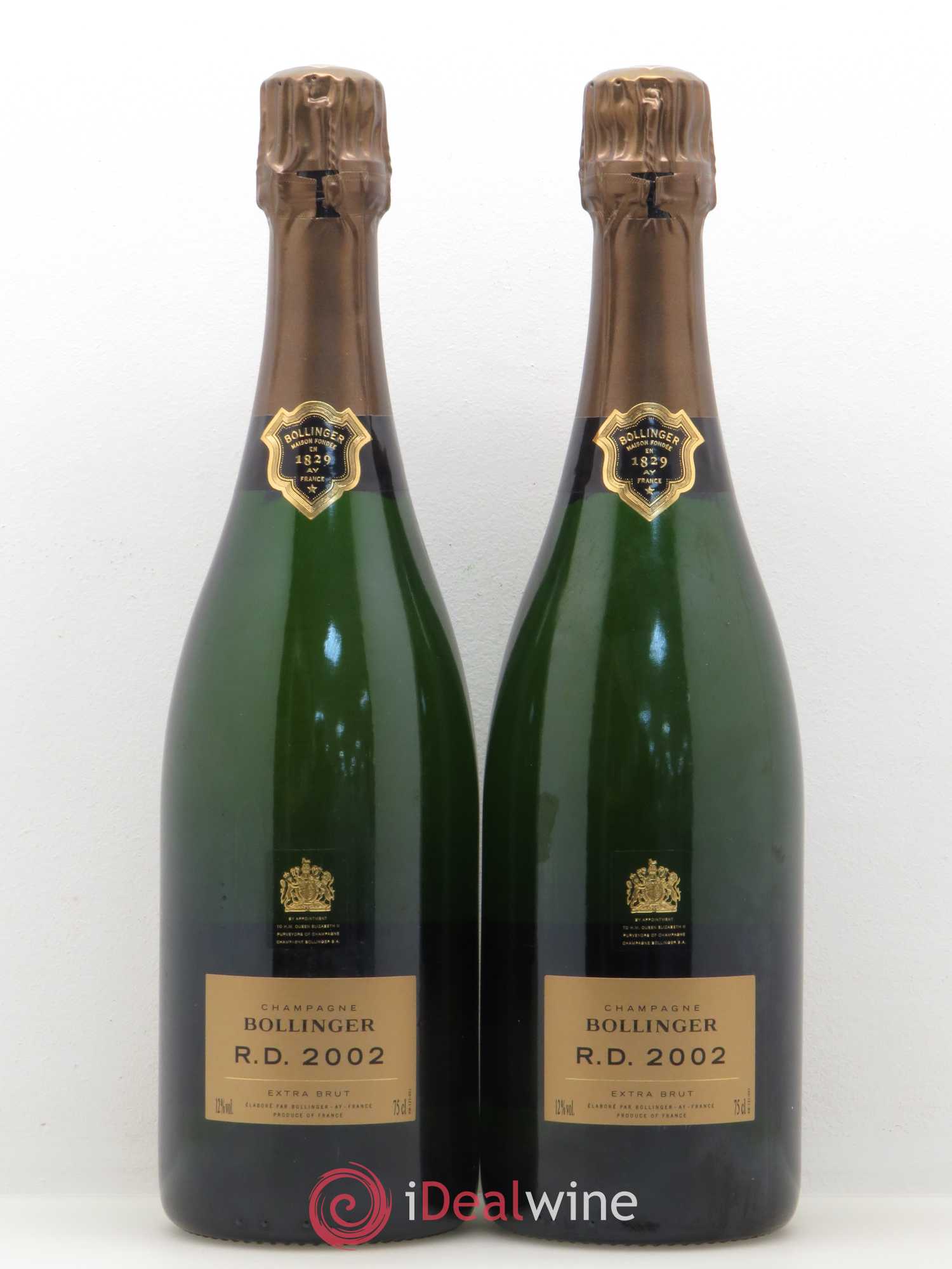 R.D. Extra-Brut Bollinger 2002 - Lot de 2 bouteilles - 0