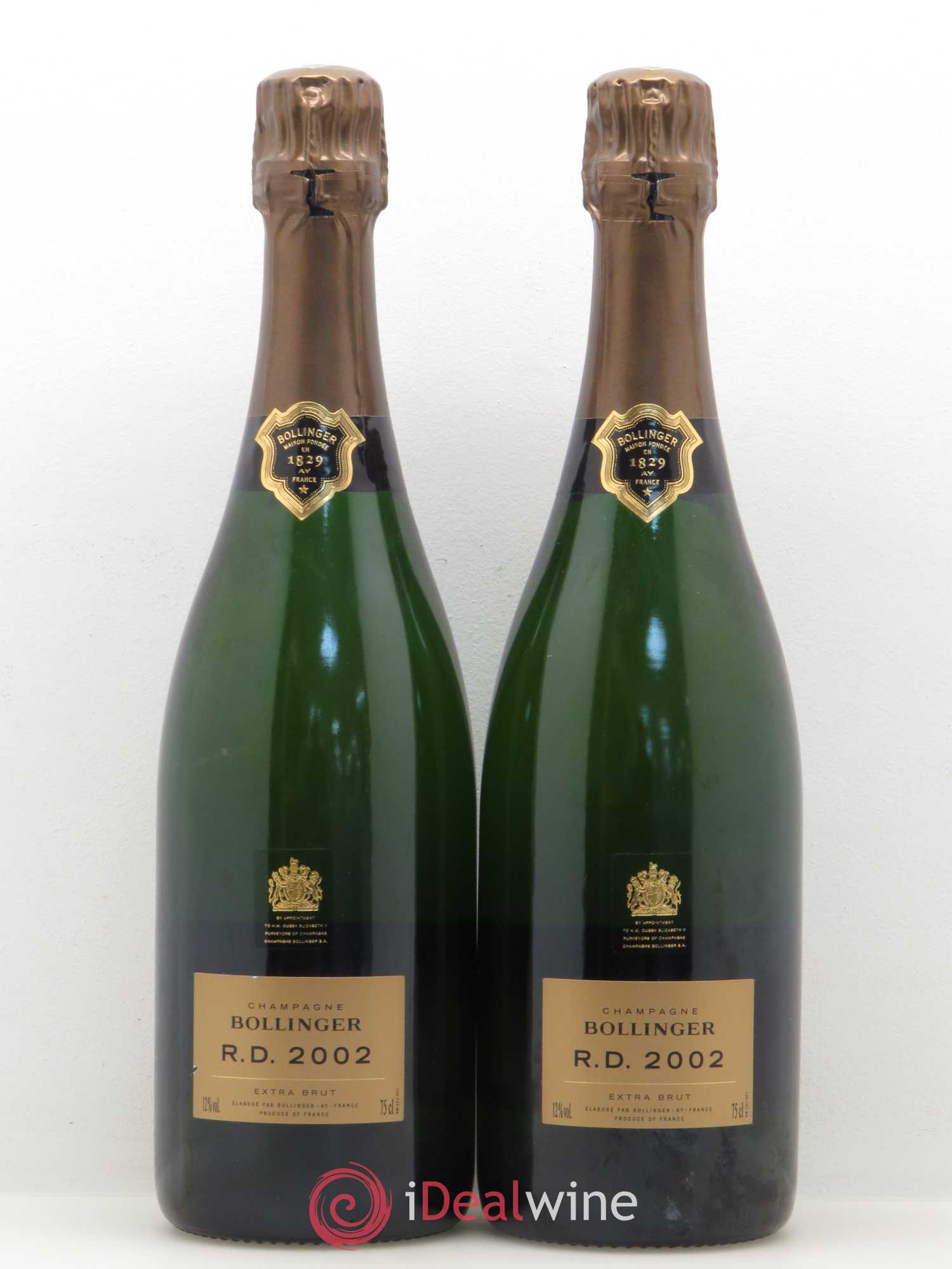 R.D. Extra-Brut Bollinger 2002 - Lot de 2 bouteilles - 0