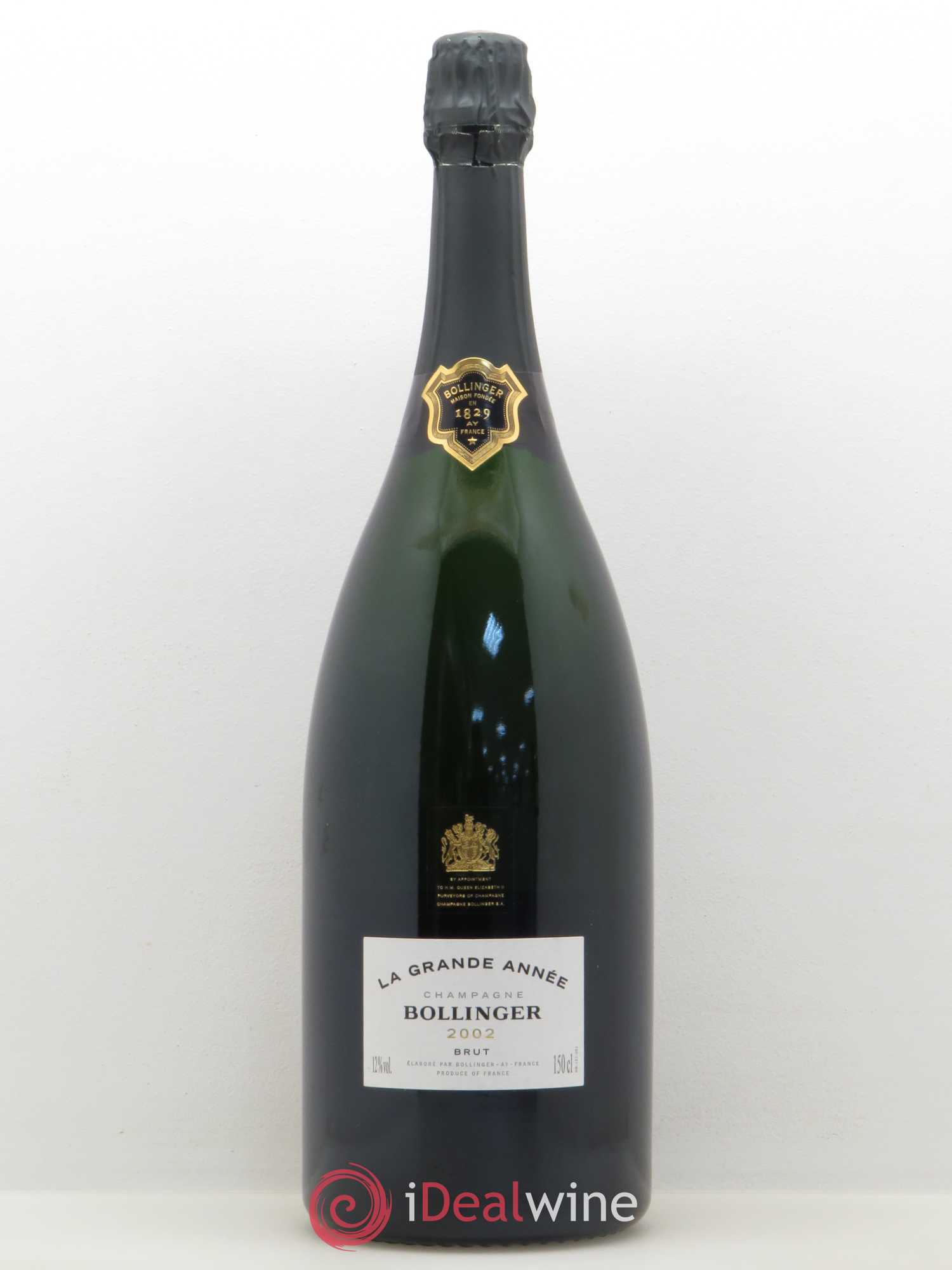 La Grande Année Brut Bollinger 2002 - Lot de 1 magnum - 0