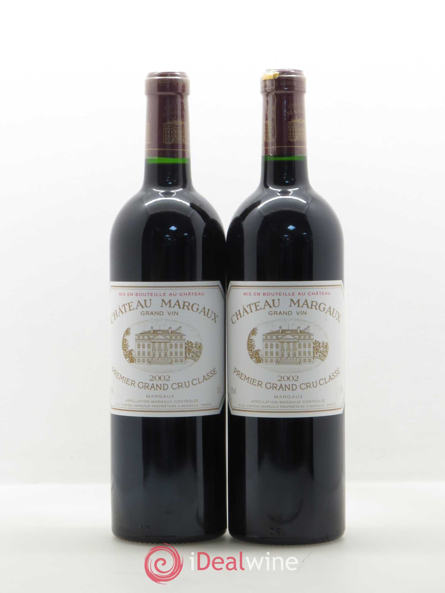 Château Margaux 1er Grand Cru Classé 2002 - Lot de 2 bouteilles - 0