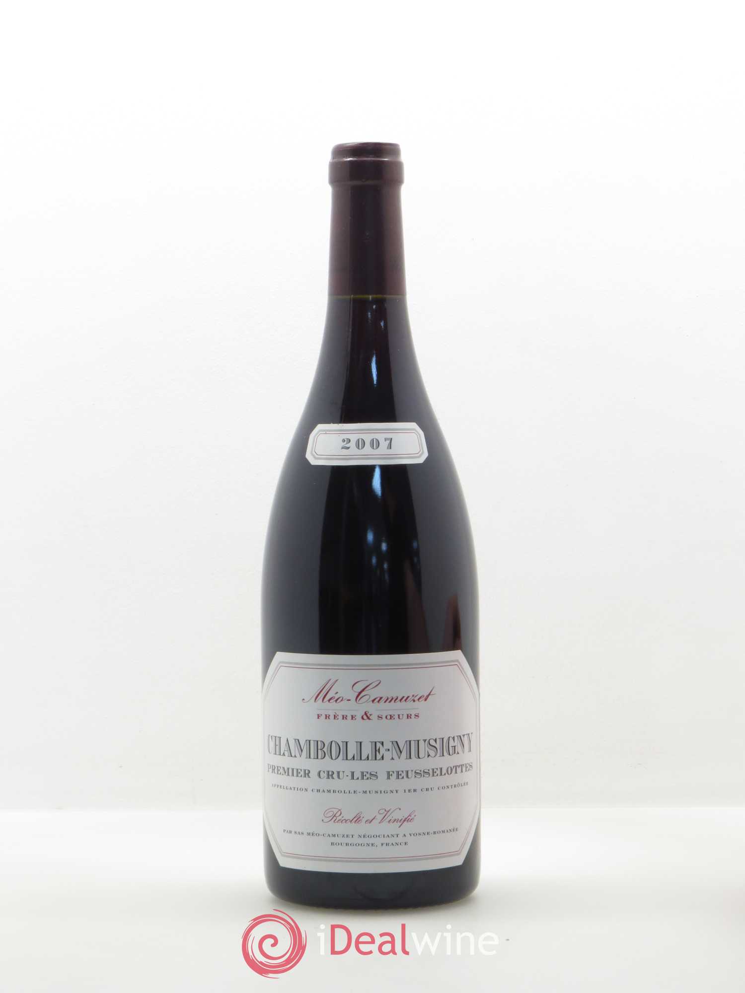 Chambolle-Musigny 1er Cru Méo-Camuzet (Frère & Soeurs) Les Feusselottes 2007 - Lot de 1 bouteille - 0