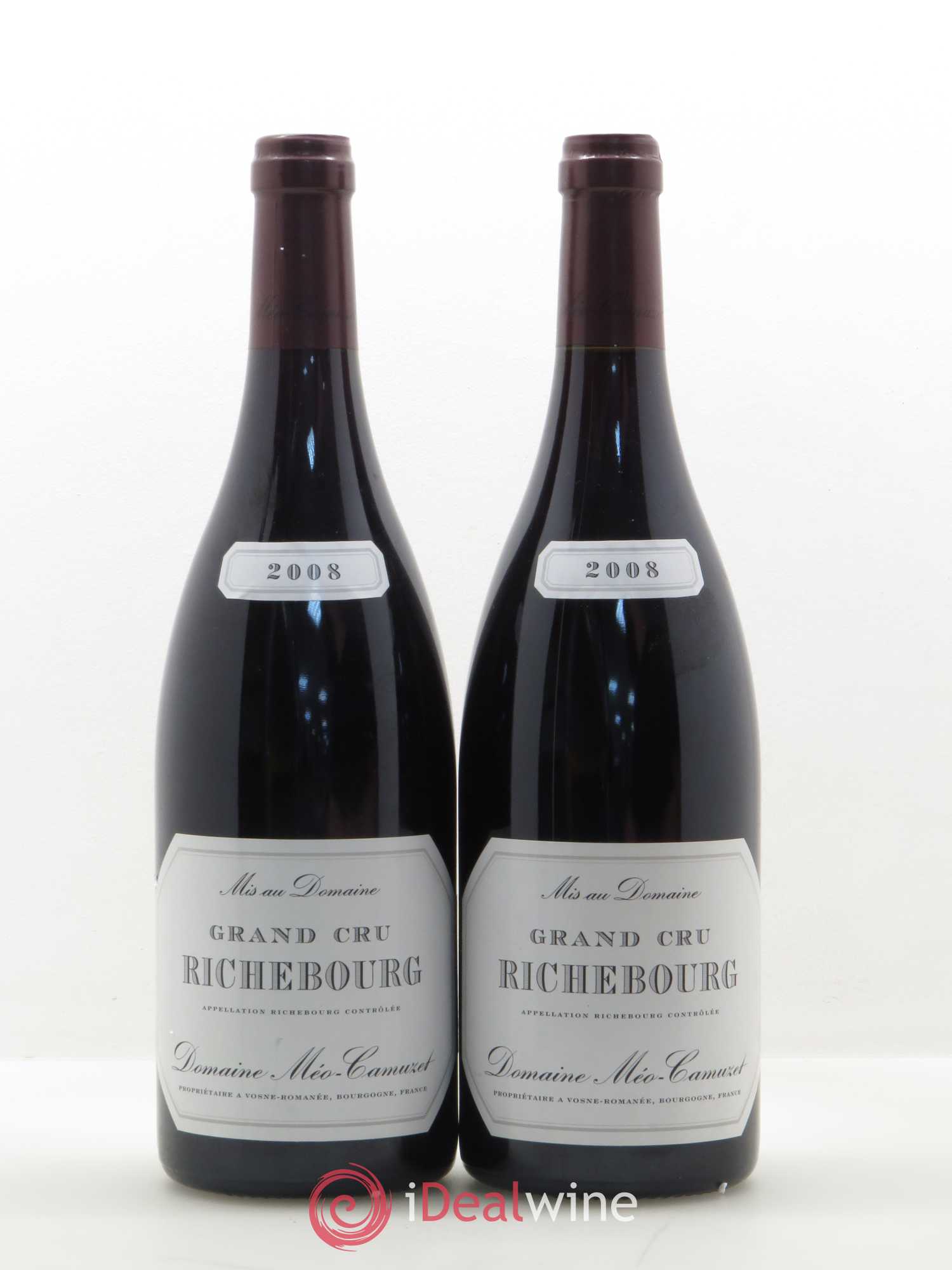 Richebourg Grand Cru Méo-Camuzet (Domaine) 2008 - Lot de 2 bouteilles - 0