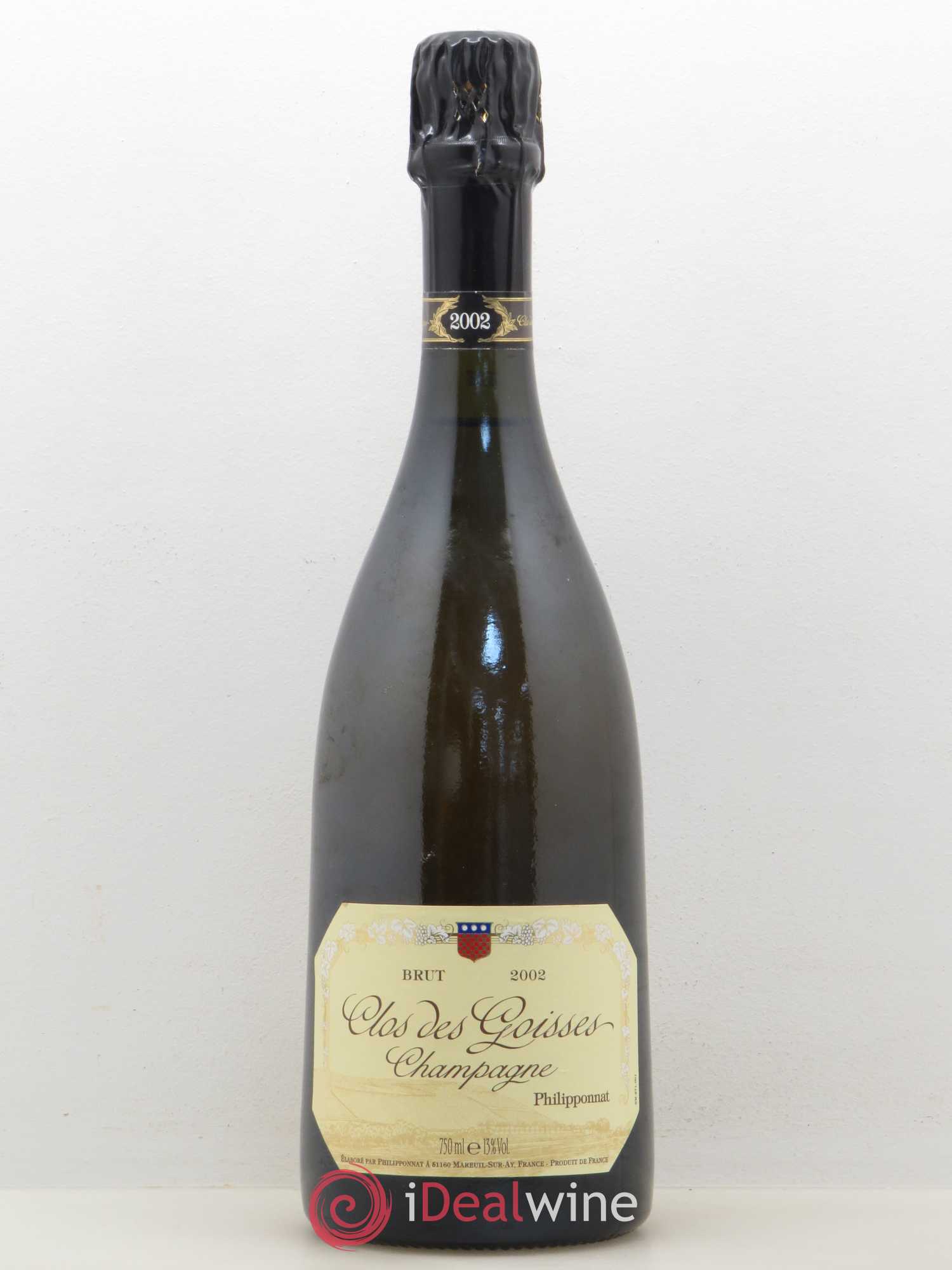 Clos des Goisses Philipponnat 2002 - Lot de 1 bouteille - 0