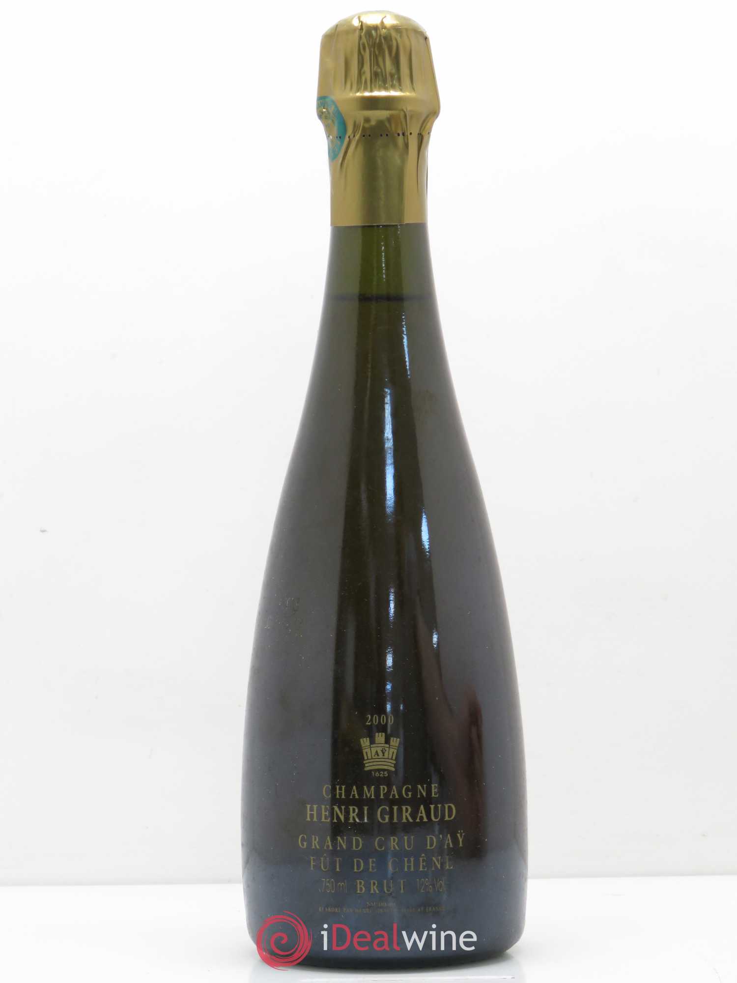 Aÿ Grand Cru Brut Fût de Chêne Henri Giraud 2000 - Lot de 1 bouteille - 0