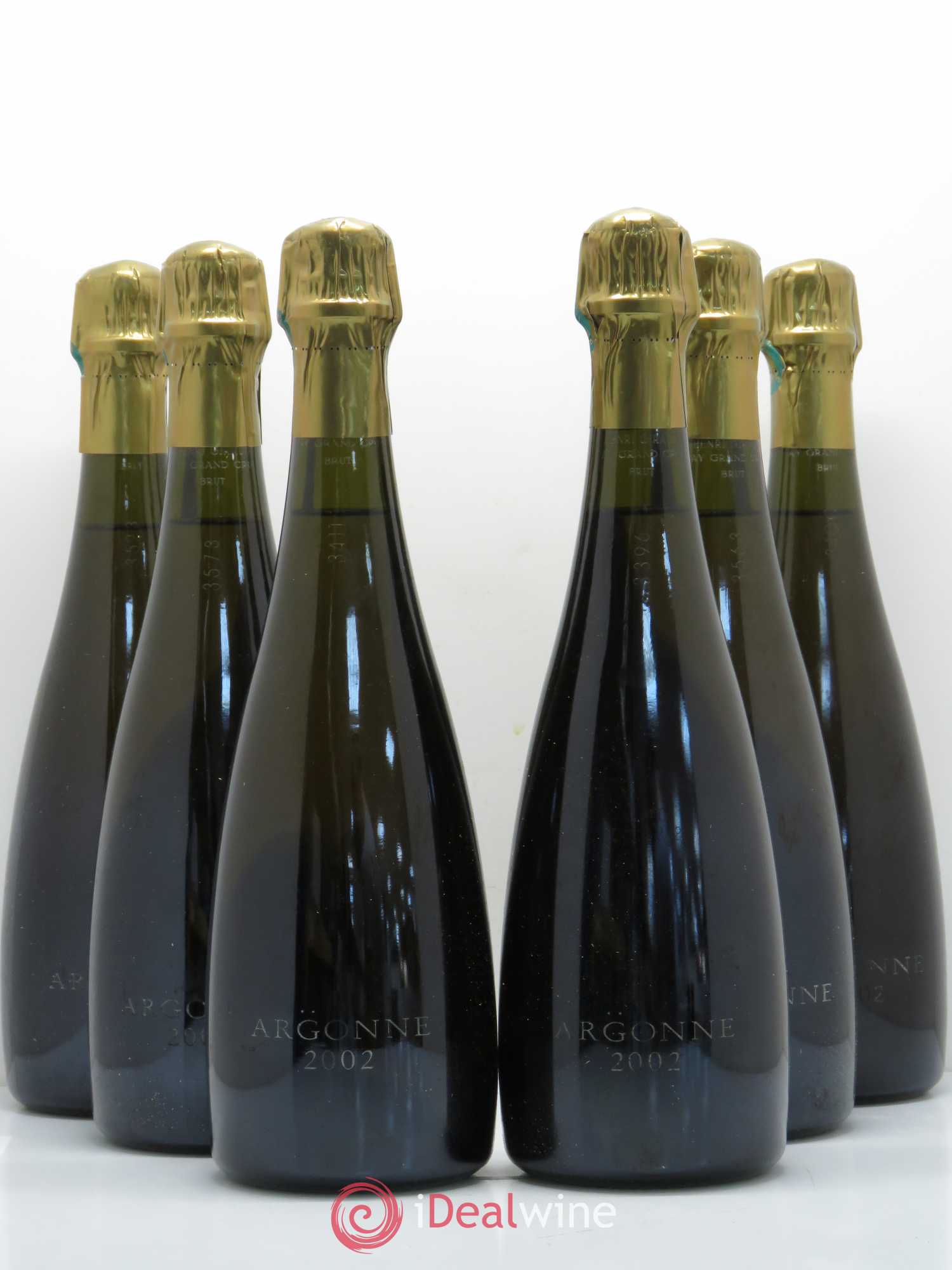 Argonne Henri Giraud 2002 - Lot de 6 bouteilles - 0