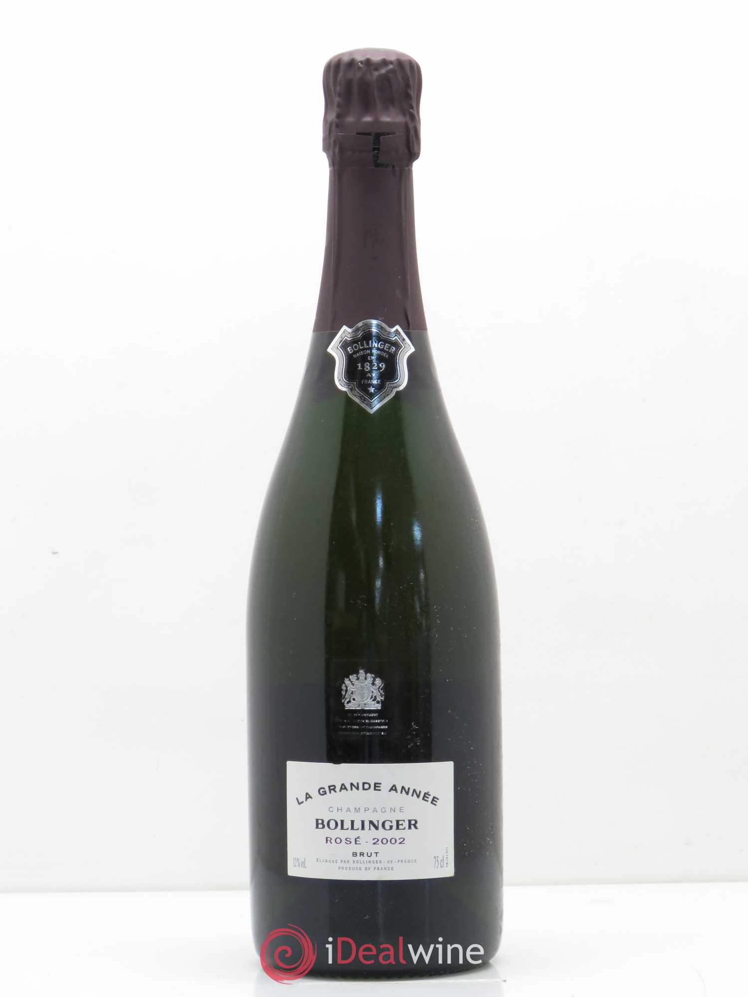 Grande Année Brut Bollinger 2002 - Lot de 1 bouteille - 0