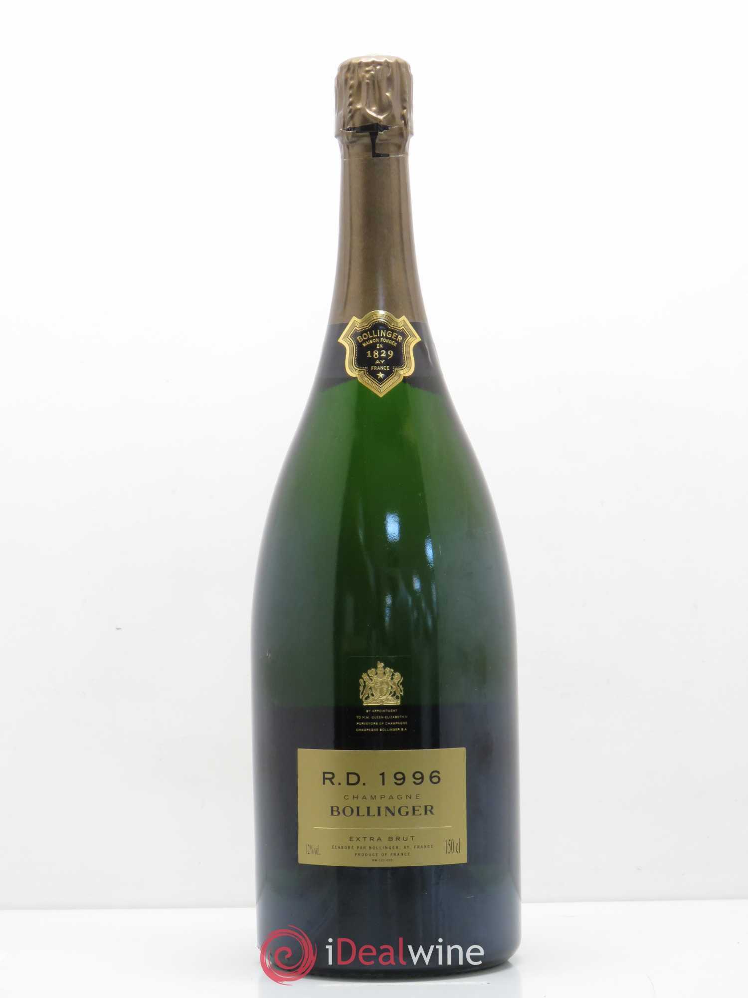 R.D. Extra-Brut Bollinger 1996 - Lot de 1 magnum - 0