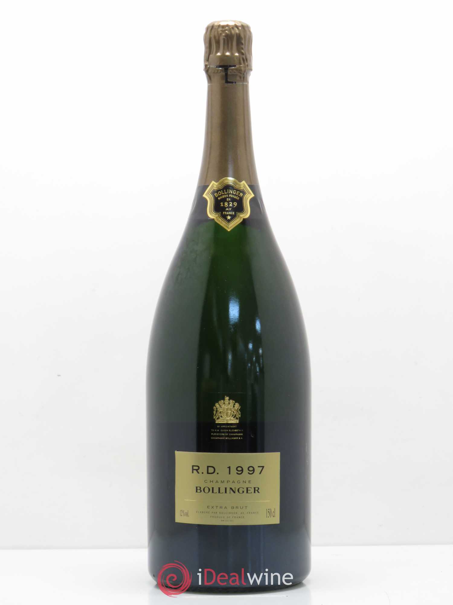 R.D. Extra-Brut Bollinger 1997 - Lot de 1 magnum - 0