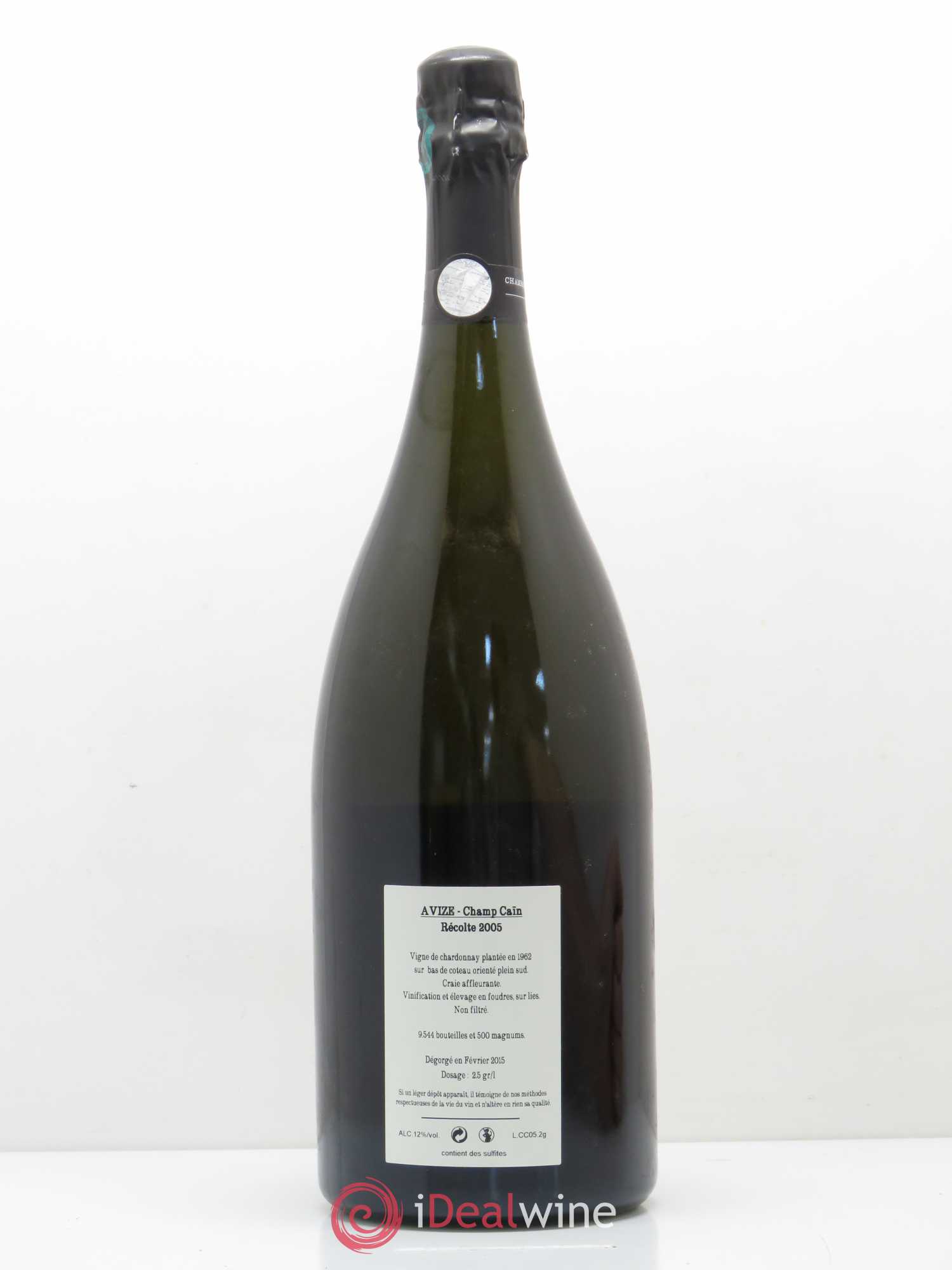 Avize Champ Caïn Extra-Brut Jacquesson 2005 - Lot de 1 magnum - 1