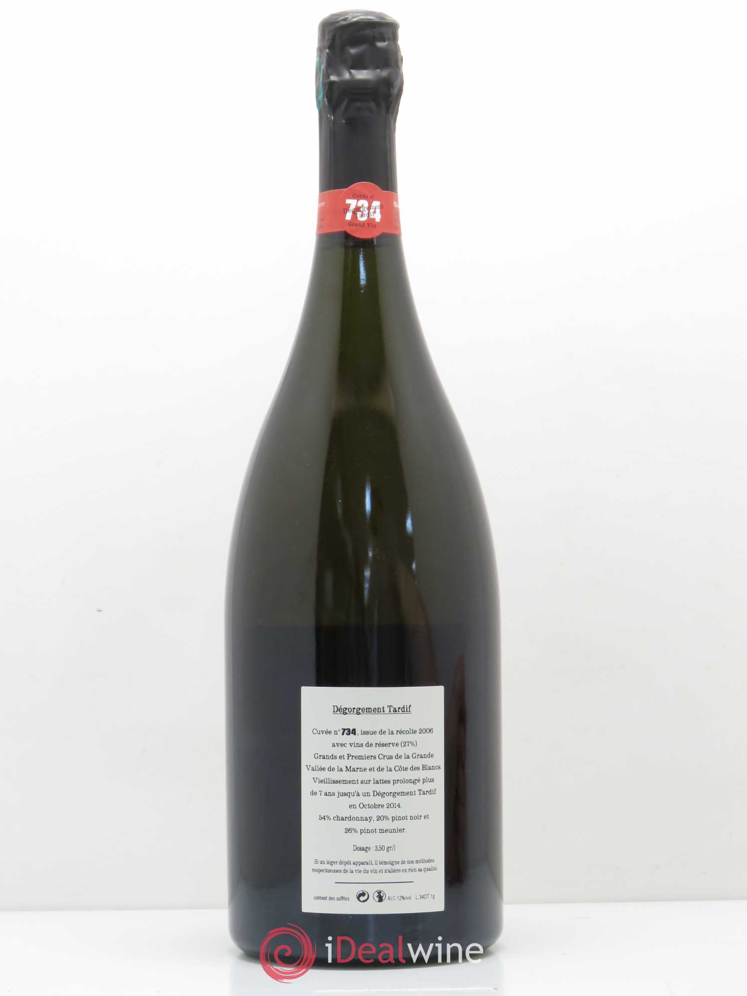 Cuvée 734 DT (Dégorgement Tardif) Jacquesson - Posten von 1 Magnum - 1
