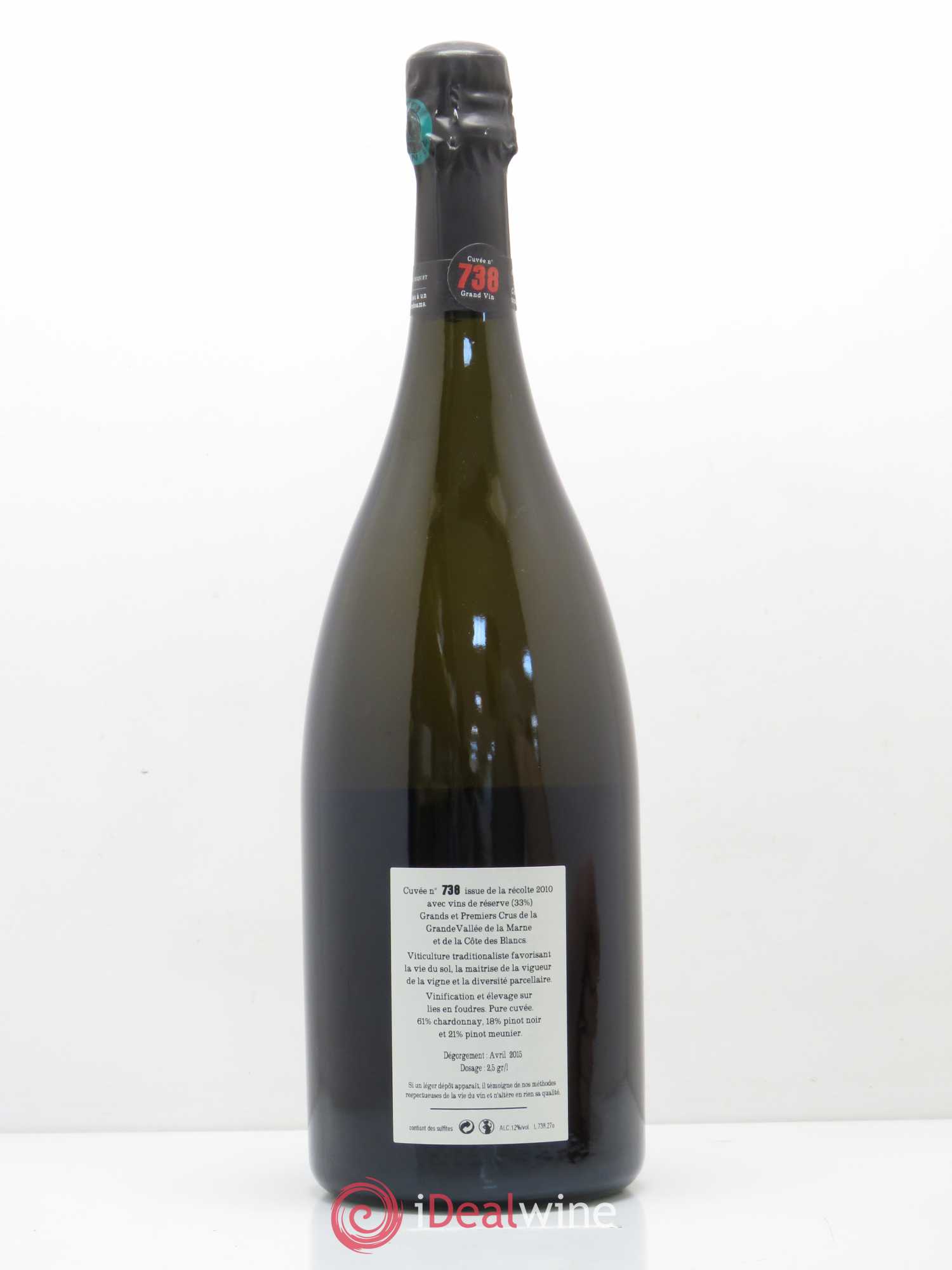 Cuvée 738 Extra-Brut Jacquesson - Posten von 1 Magnum - 1