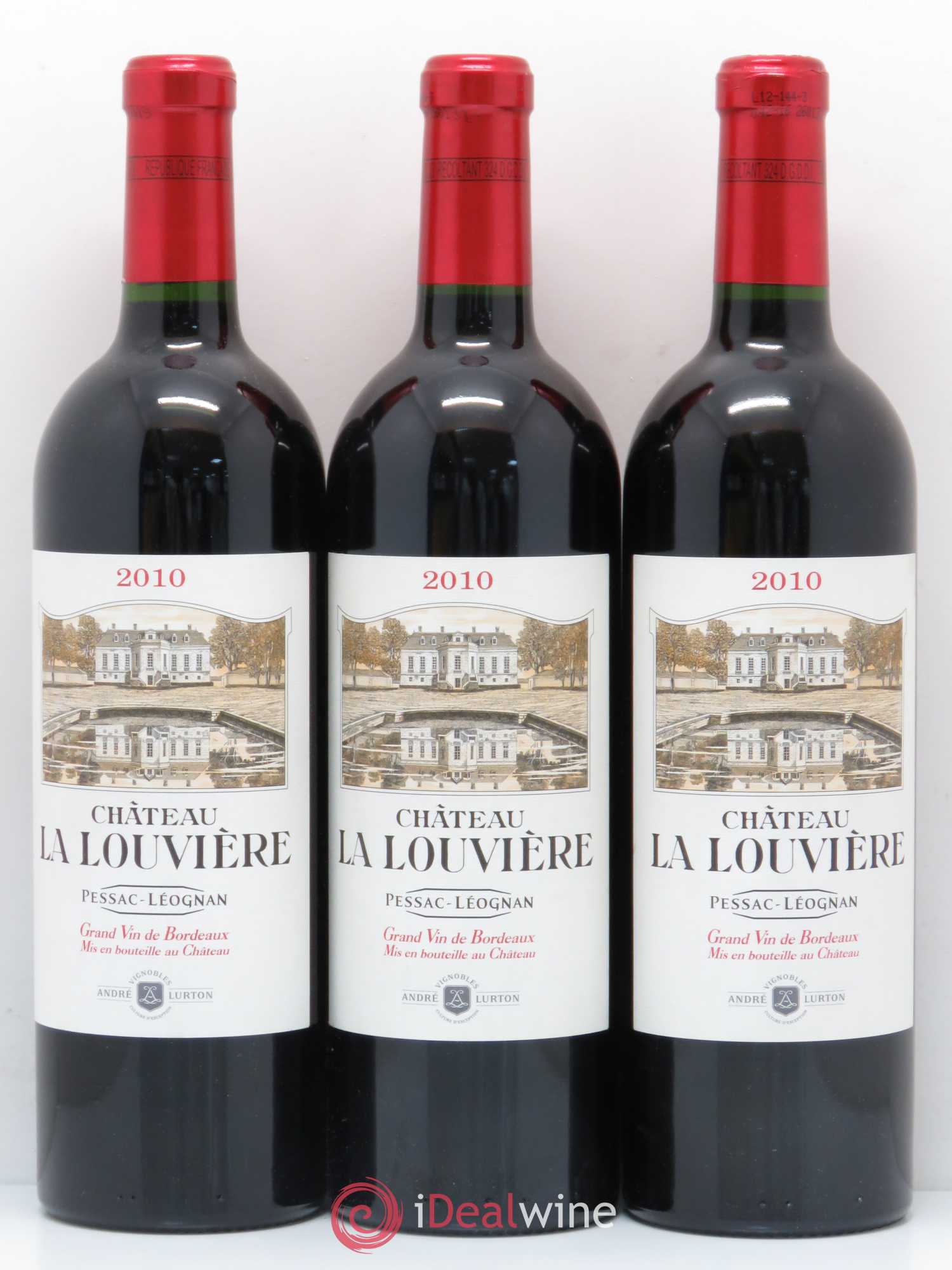 Château la Louvière 2010 - Lot de 12 bouteilles - 1