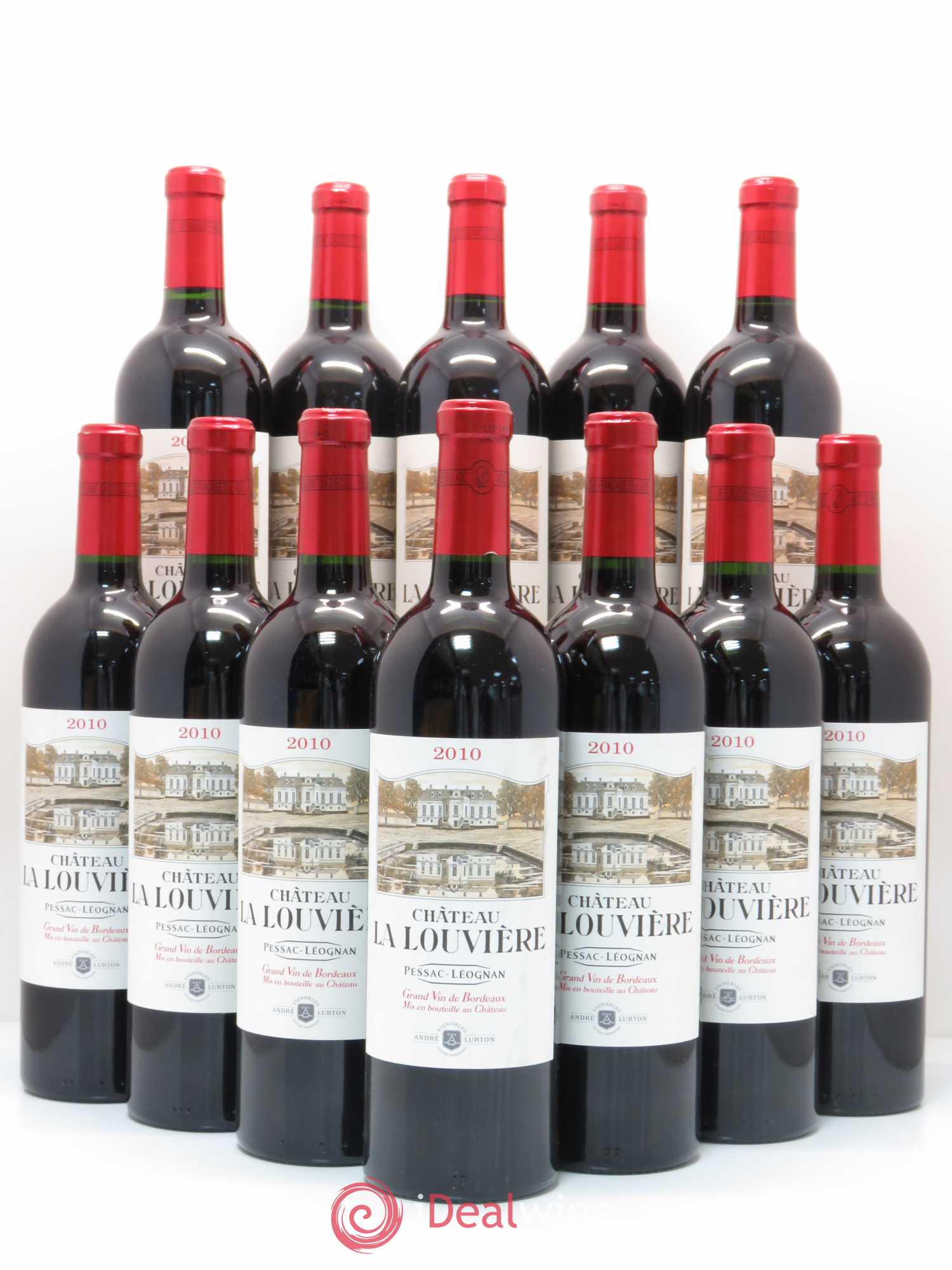 Château la Louvière 2010 - Lot de 12 bouteilles - 0