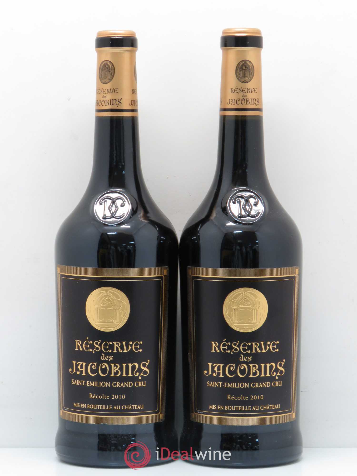 Saint-Émilion Grand Cru Réserve des Jacobins 2010 - Posten von 2 Flaschen - 0