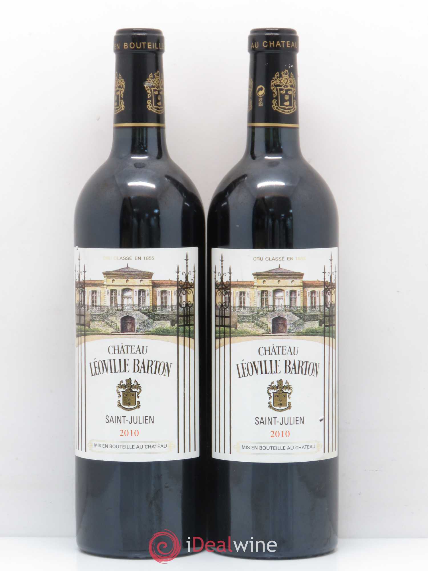 Château Léoville Barton 2ème Grand Cru Classé 2010 - Lot de 2 bouteilles - 0