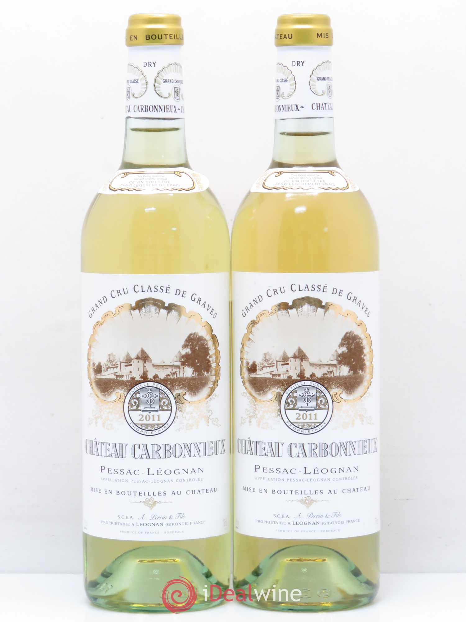 Château Carbonnieux Cru Classé de Graves 2011 - Lot de 2 bouteilles - 0