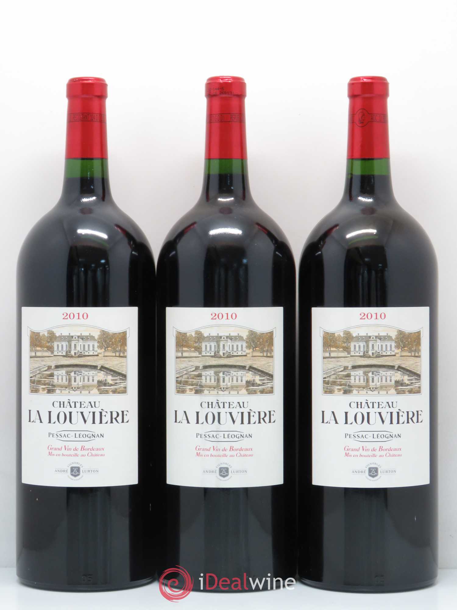 Château la Louvière 2010 - Lot de 3 magnums - 0