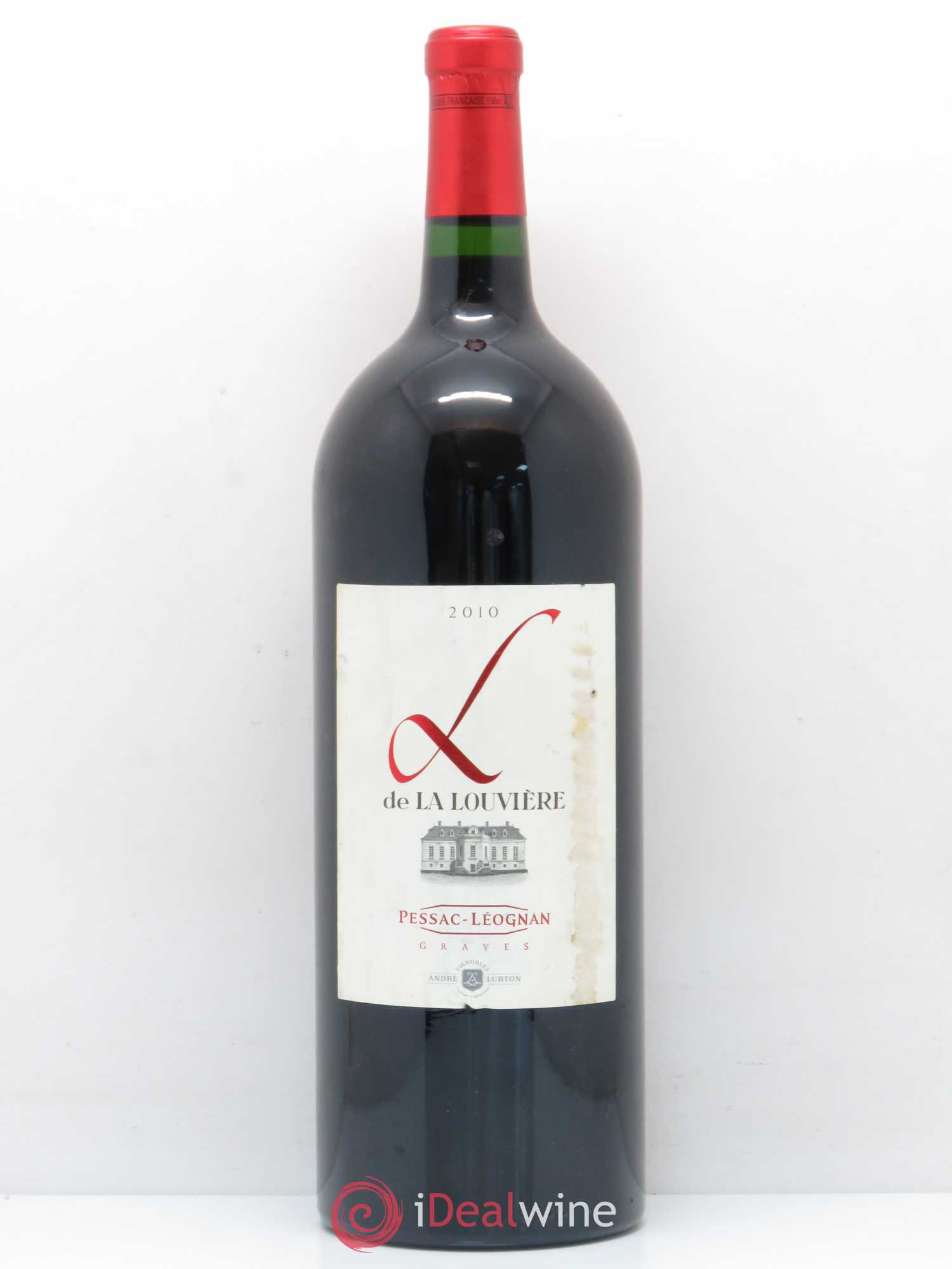 Pessac-Léognan L du Château La Louvière 2010 - Lot de 1 magnum - 0