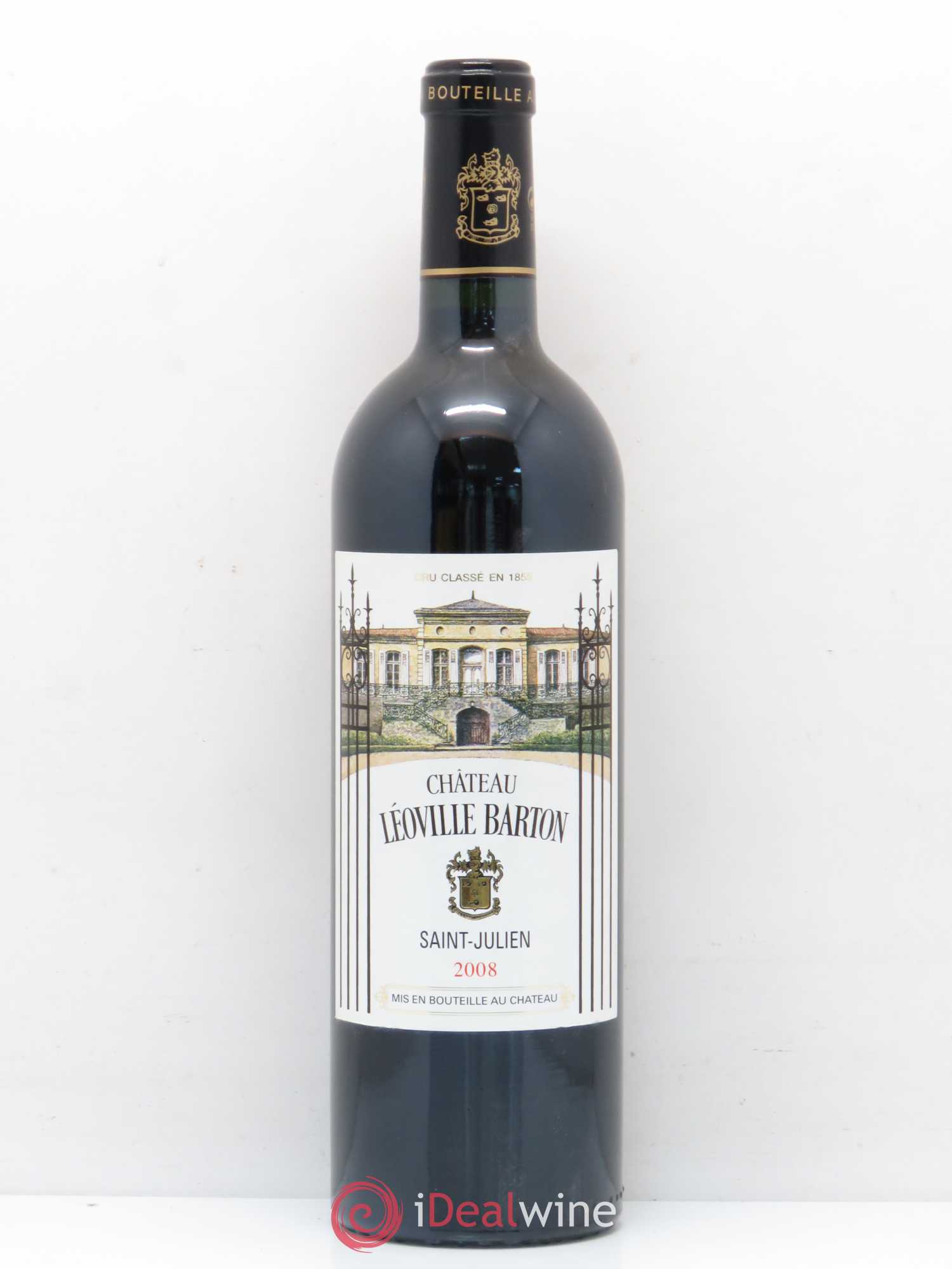Château Léoville Barton 2ème Grand Cru Classé 2008 - Lot de 1 bouteille - 0