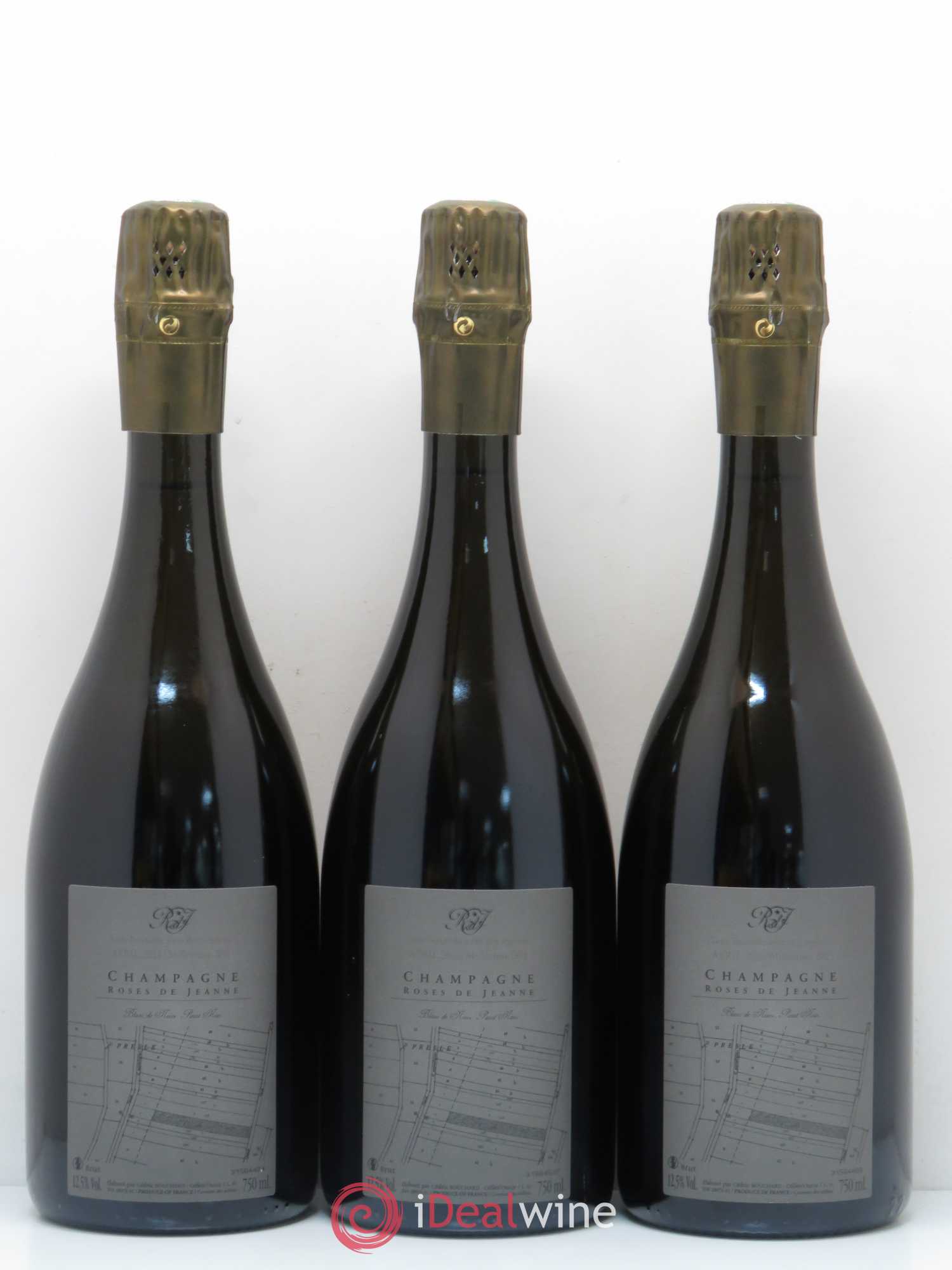Roses de Jeanne Presle Blanc de Noirs Cédric Bouchard Blanc de Noirs 2014 - Lot de 6 bouteilles - 4