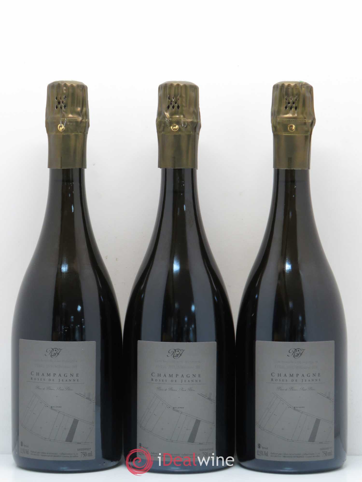Roses de Jeanne La Bolorée Cédric Bouchard Blanc de blancs 2014 - Lot de 6 bouteilles - 2