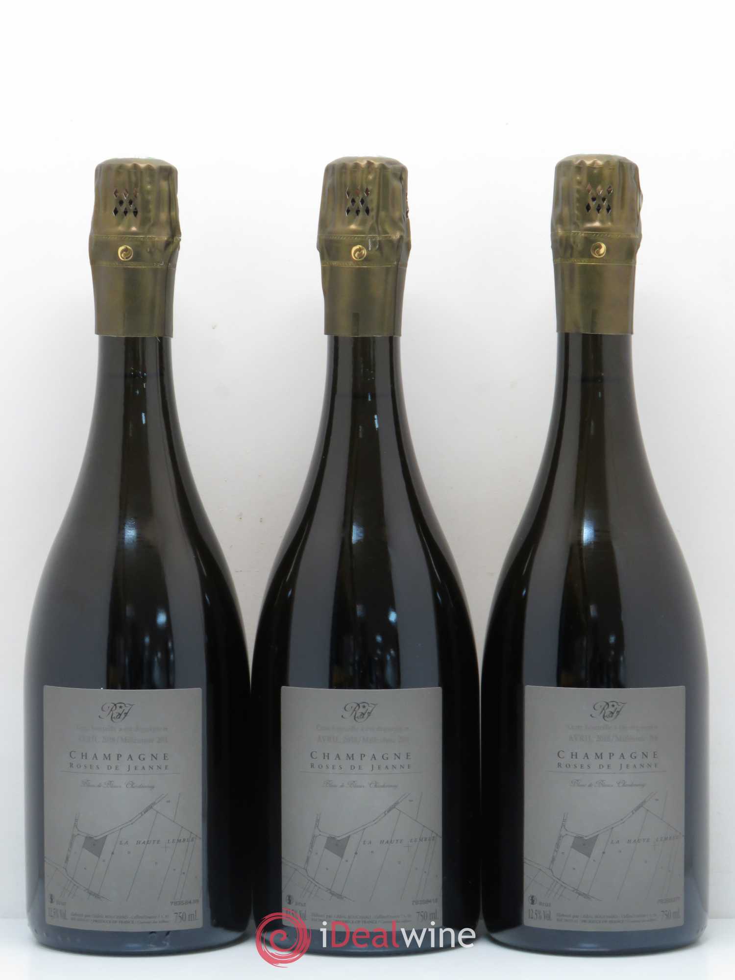 Roses de Jeanne La Haute-Lemblé Cédric Bouchard Blanc de blancs 2014 - Lot de 6 bouteilles - 2